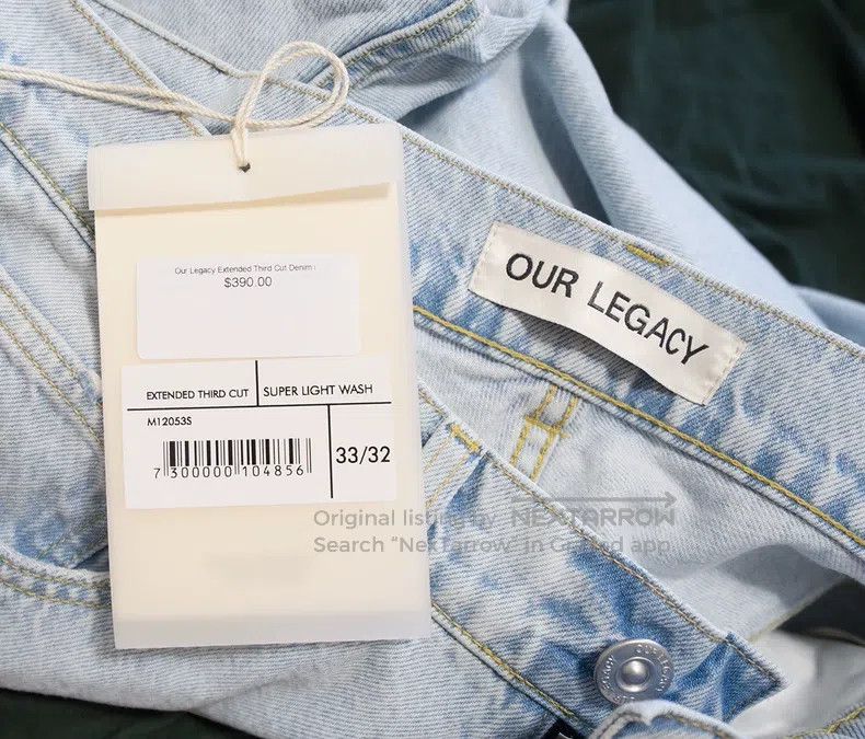 Our Legacy Our Legacy Double-loop welded wash jeans Size US 33 - 5 Thumbnail