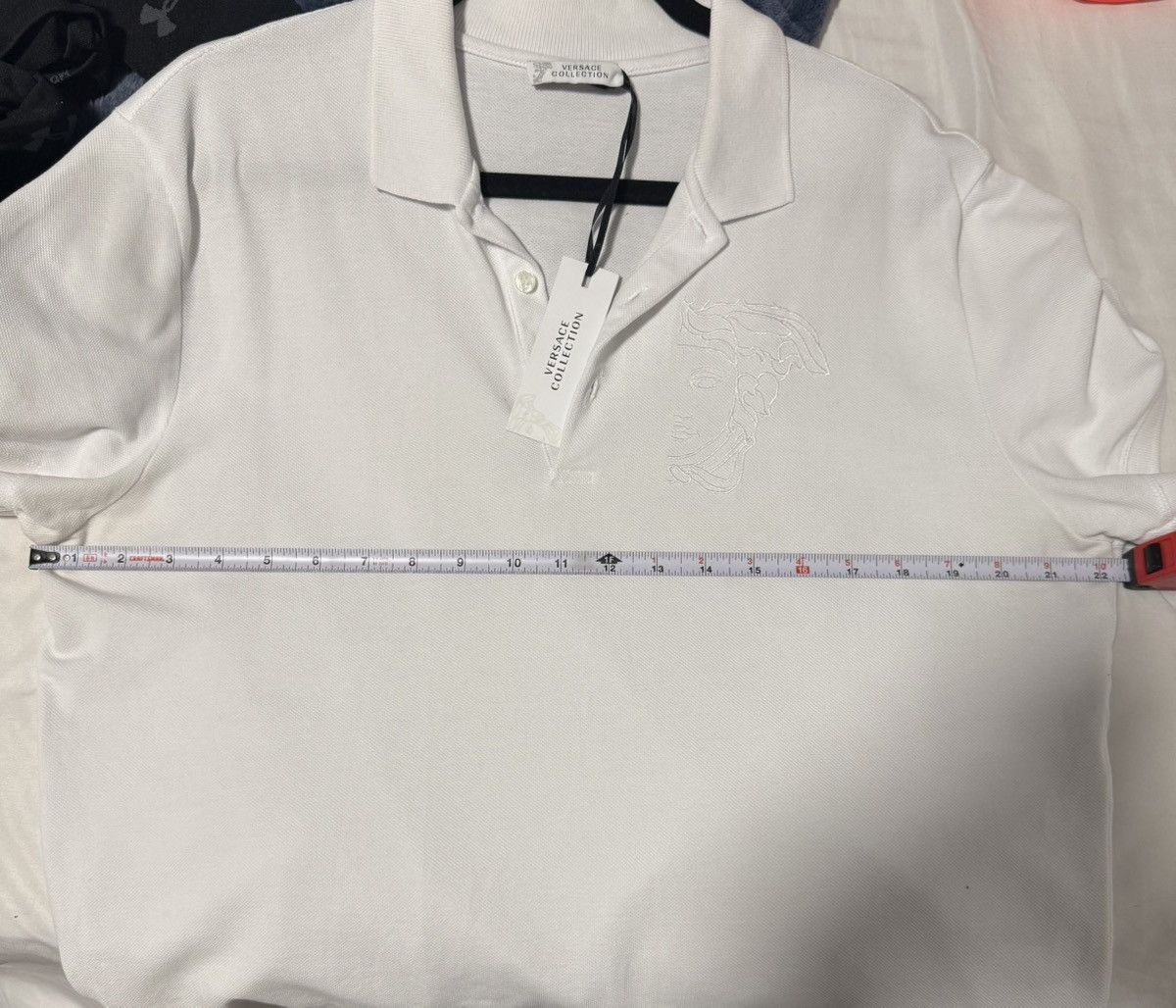 Versace Versace white polo shirt Size US XL / EU 56 / 4 - 7 Thumbnail