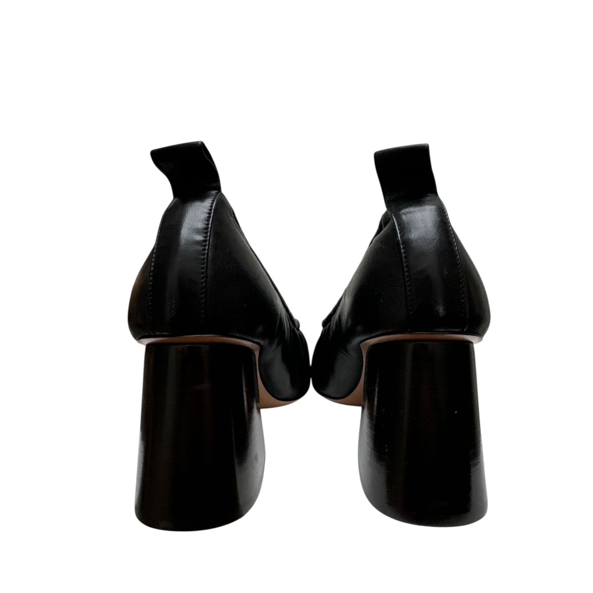 Celine Phoebe Philo Black Ballerina Heels Size US 10 / IT 40 - 6 Thumbnail
