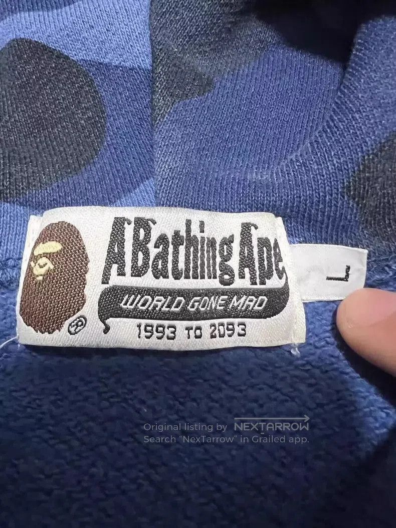 Bape BAPE Blue Camo Zip. Size US L / EU 52-54 / 3 - 3 Thumbnail