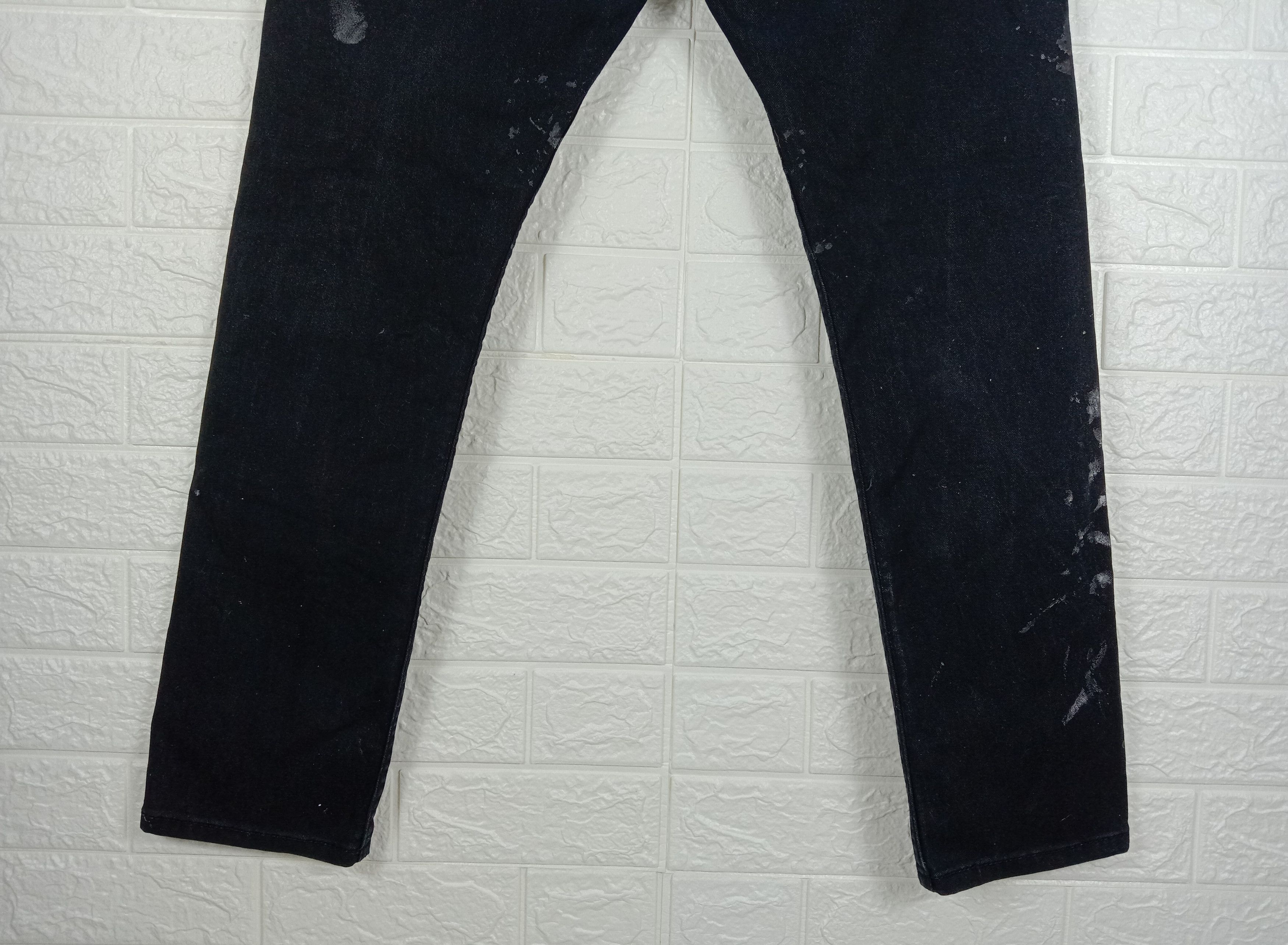 Levi's Vintage Levi's 510 Jeans Super Black Paint Splatter Denim Size US 34 / EU 50 - 8 Thumbnail