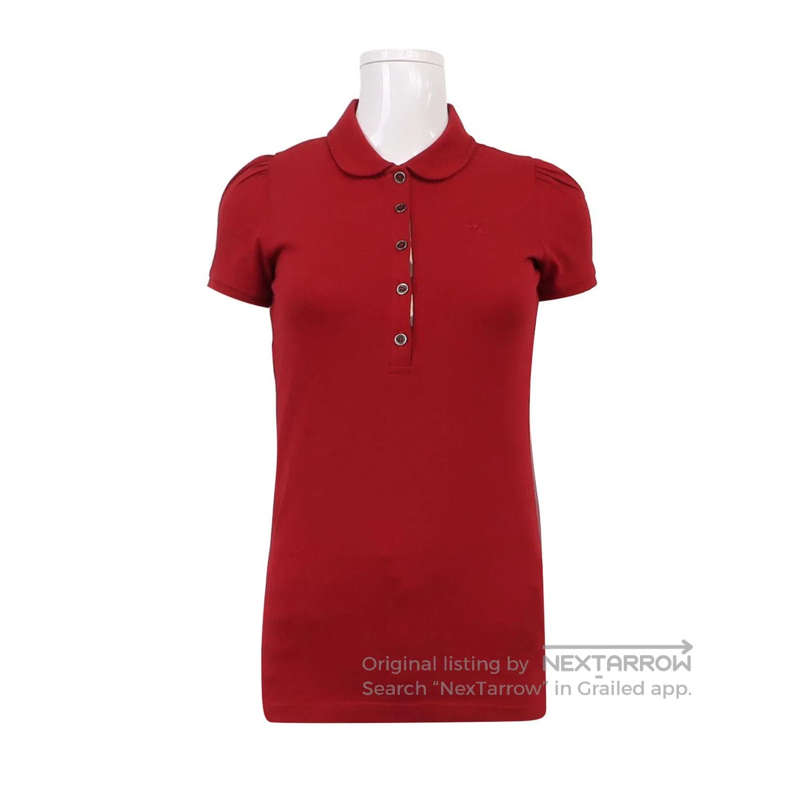 Burberry Burberry Brit Red Cotton Polo Shirt . Size US XS / EU 42 / 0 - 1 Thumbnail