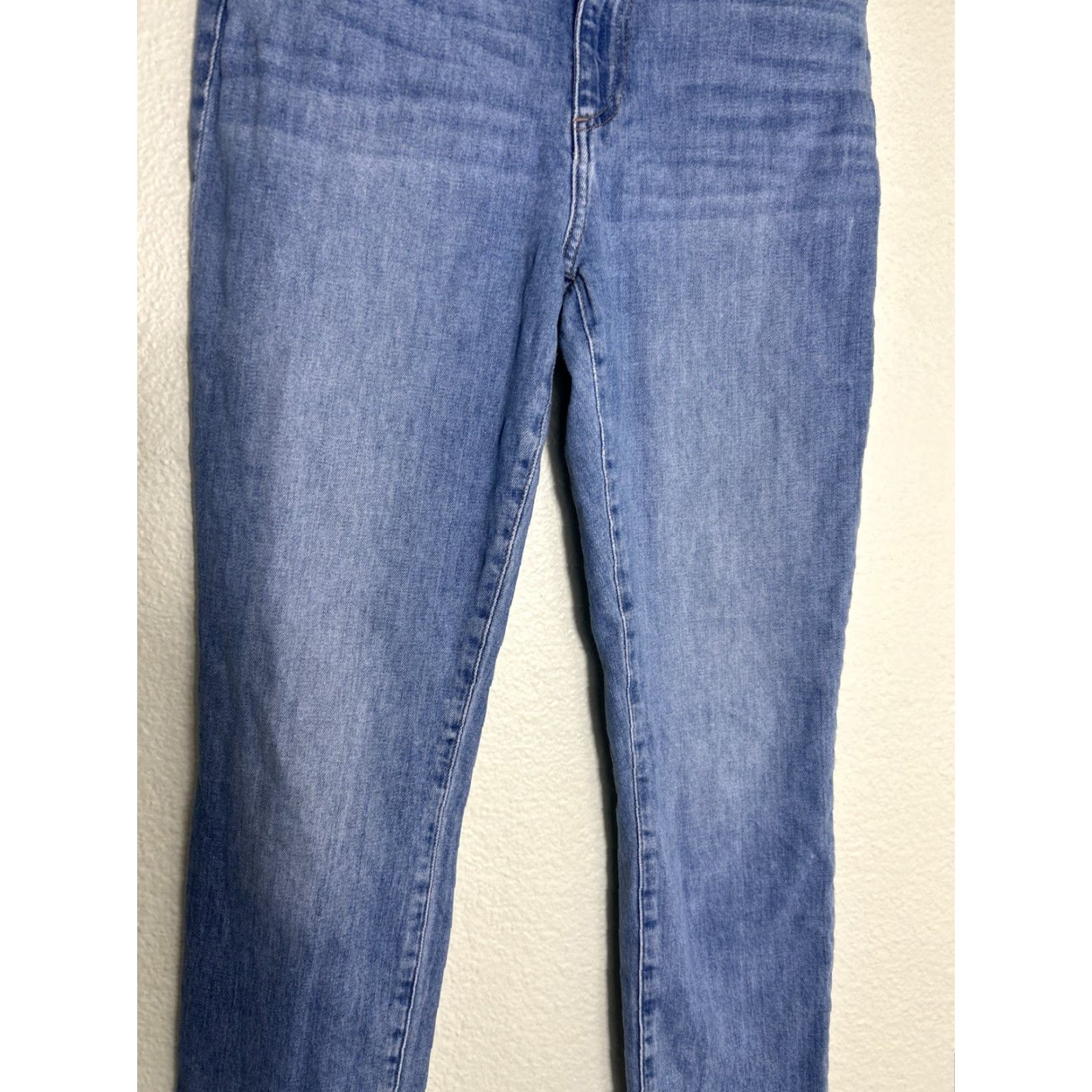 Lucky Brand Lucky Brand Bridgette Skinny Jeans - Light Wash Distressed High Rise 6R 27x29 Women Size ONE SIZE - 3 Thumbnail