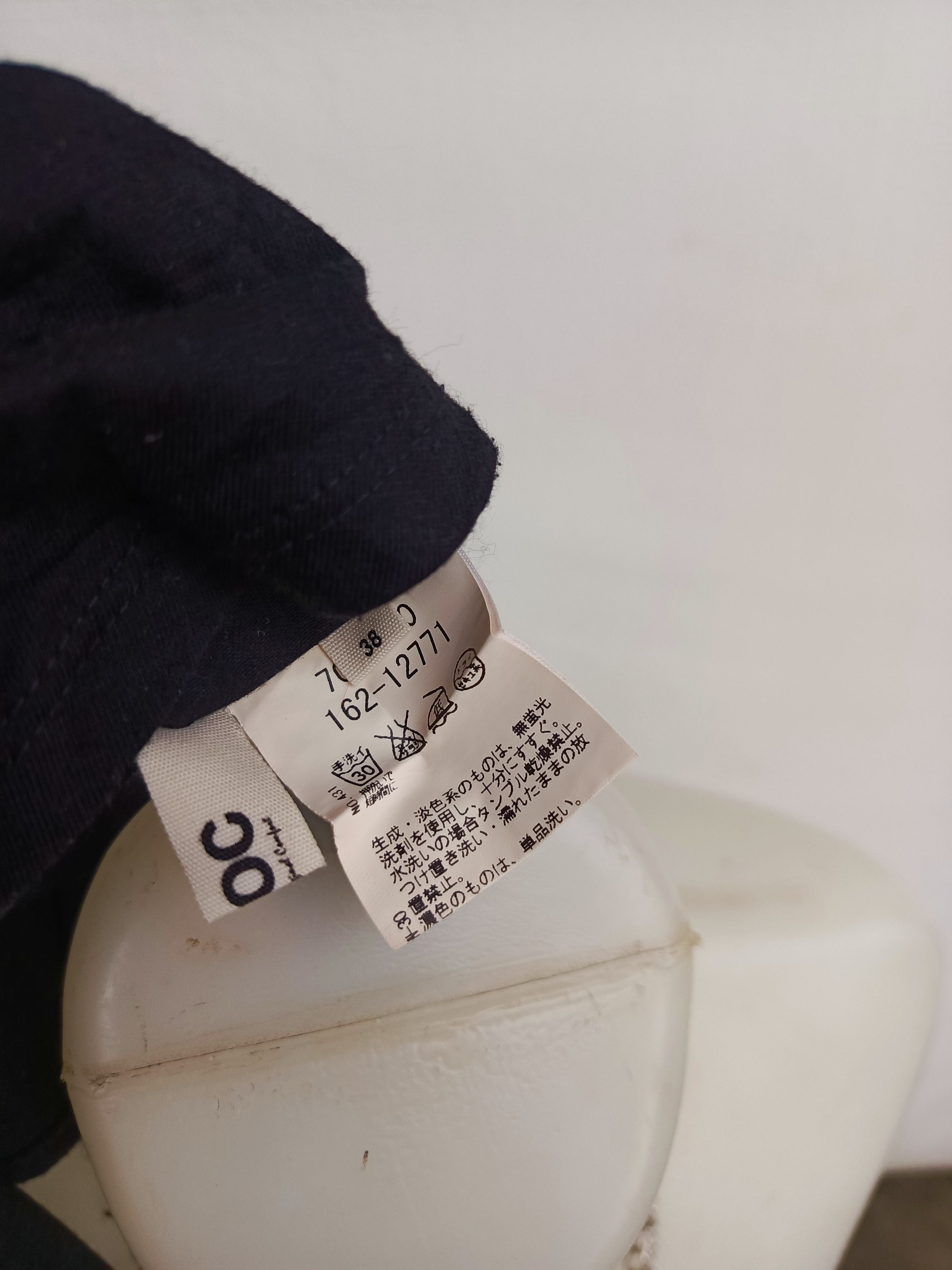 Japanese Brand OZOC Black Tank Top Japanese Style Size XS / US 0-2 / IT 36-38 - 7 Thumbnail