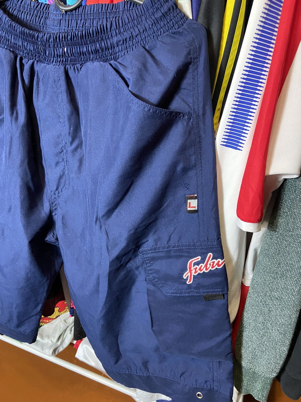 Fubu × Vintage FUBU VINTAGE Y2K NYLON RAP SHORTS SKATEBOARD STYLE Size US 32 / EU 48 - 2 Thumbnail