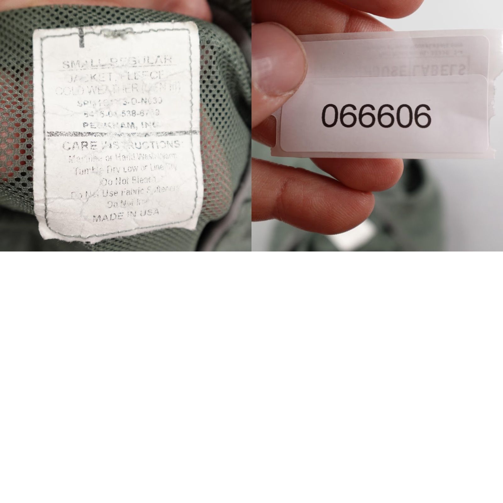 Vintage US Army Peckham Jacket Mens Small Green ECWCS Gen III Fleece Cold Weather Coat Size US S / EU 44-46 / 1 - 8 Thumbnail