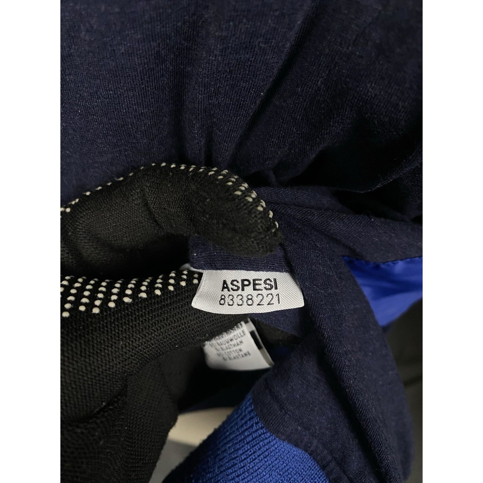 Aspesi Alberto Aspesi Men's Blue High Neck Bomber Jacket Size 2XL Size US XXL / EU 58 / 5 - 11 Thumbnail