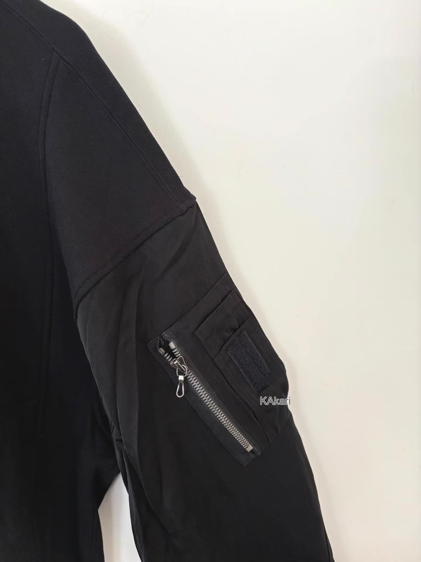 Julius Long Black Zip-Up Hoodie with Sleeve Pocket Size US M / EU 48-50 / 2 - 4 Thumbnail