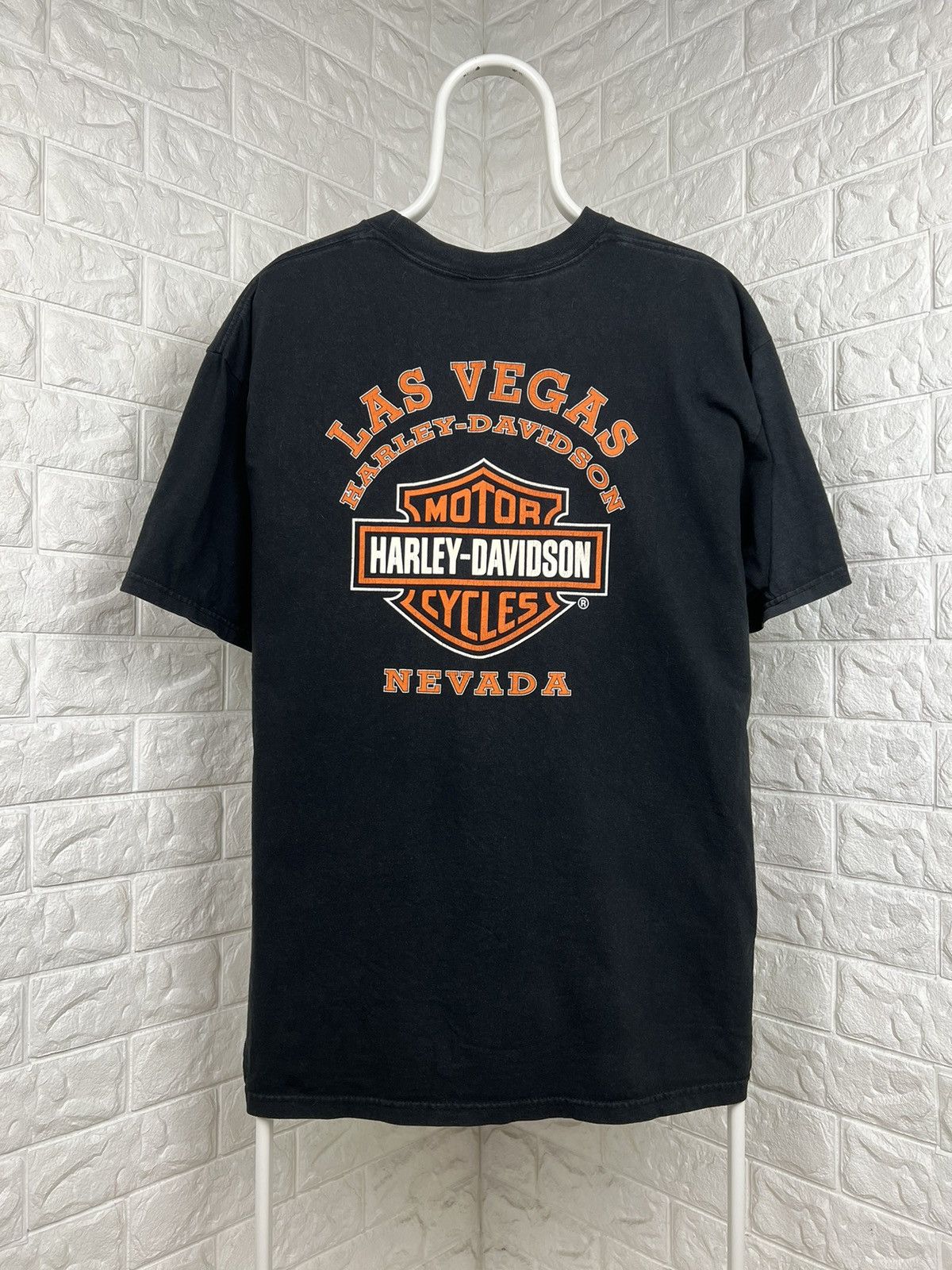 Harley Davidson × Vintage Vintage Harley Davidson Faded Tee Size US XL / EU 56 / 4 - 2 Thumbnail