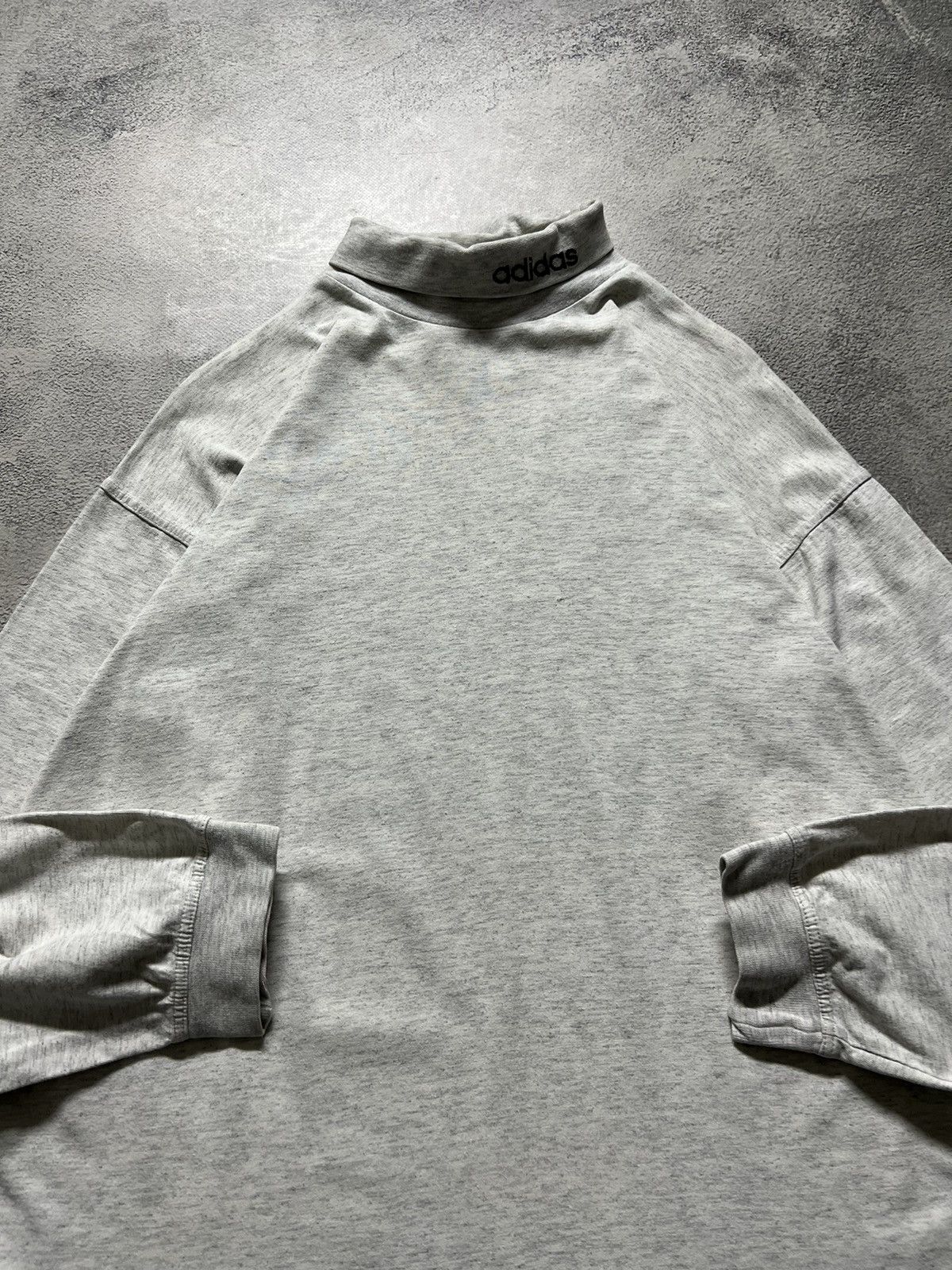 Vintage Vintage Y2k Adidas 🩶 Mock Neck Long Sleeve 90’s Size US M / EU 48-50 / 2 - 4 Thumbnail