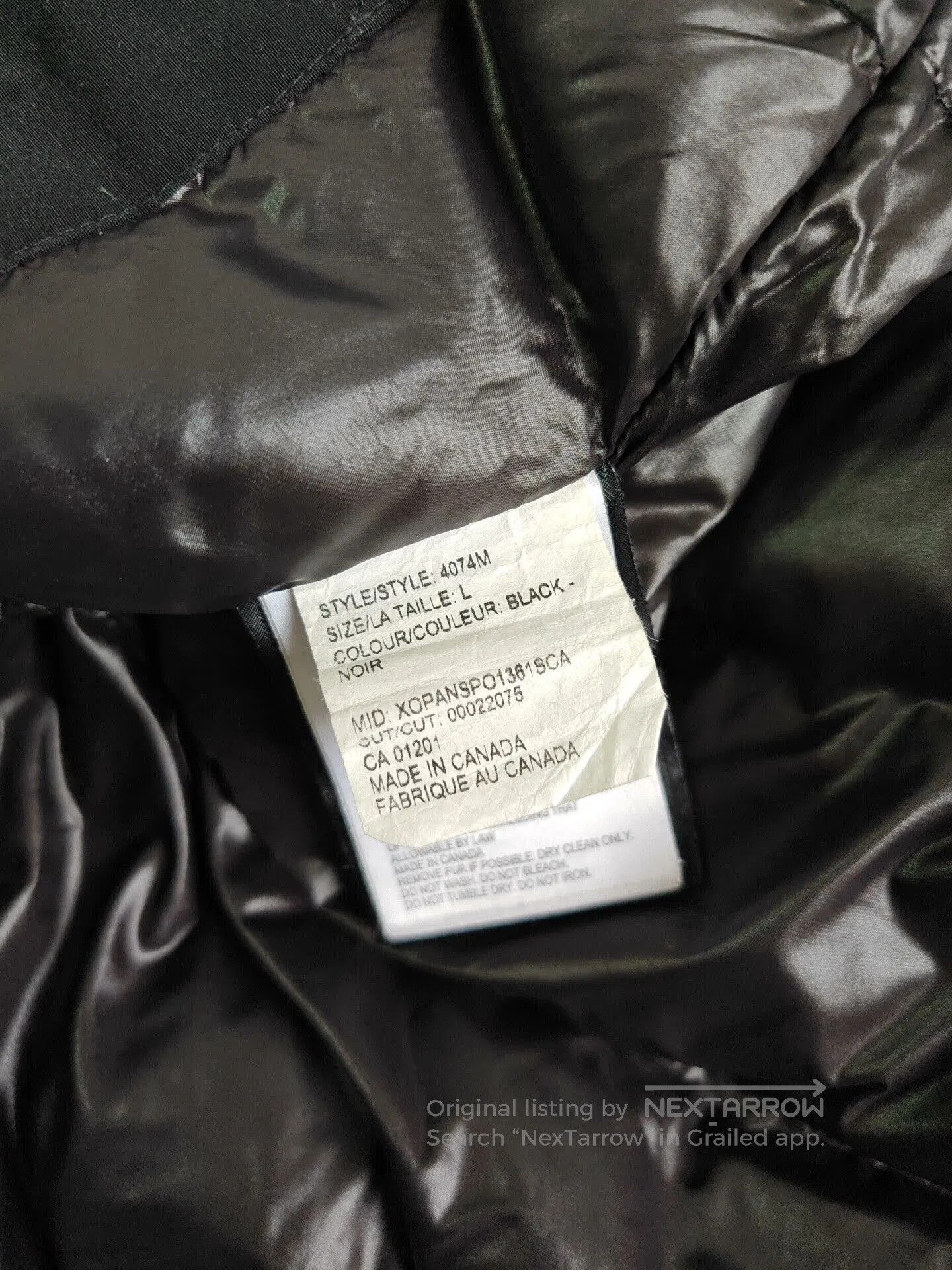 Canada Goose Canada Goose Men's Down Jacket Fur Collar. Size US L / EU 52-54 / 3 - 4 Thumbnail