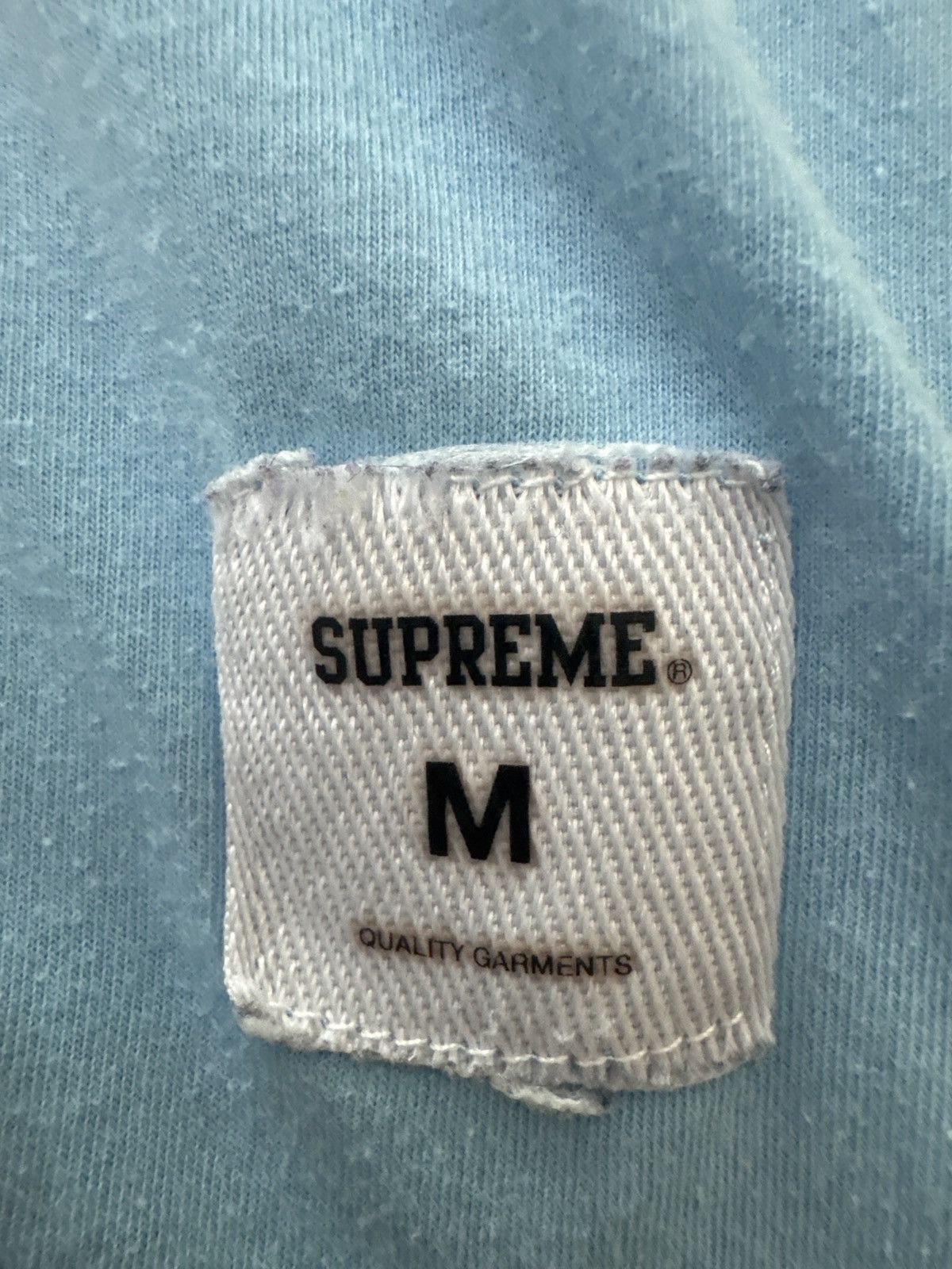 Supreme Light blue supreme, striped T-shirt Size US M / EU 48-50 / 2 - 6 Thumbnail