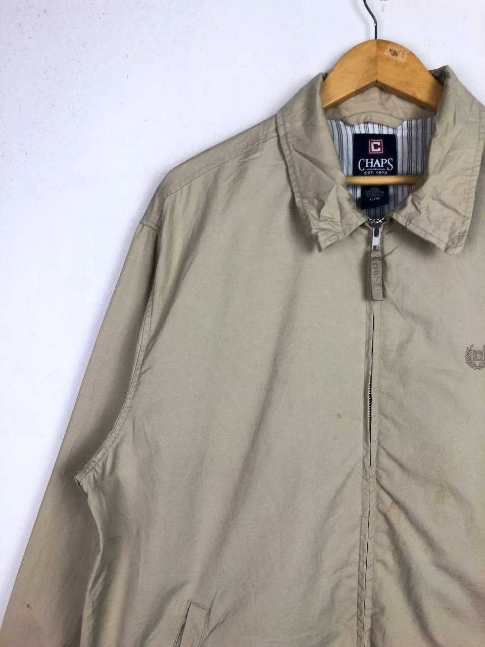 RRL Ralph Lauren × Ralph Lauren × Vintage Vintage Chaps Polo Ralph Lauren Full Zipper jacket Size US L / EU 52-54 / 3 - 7 Thumbnail