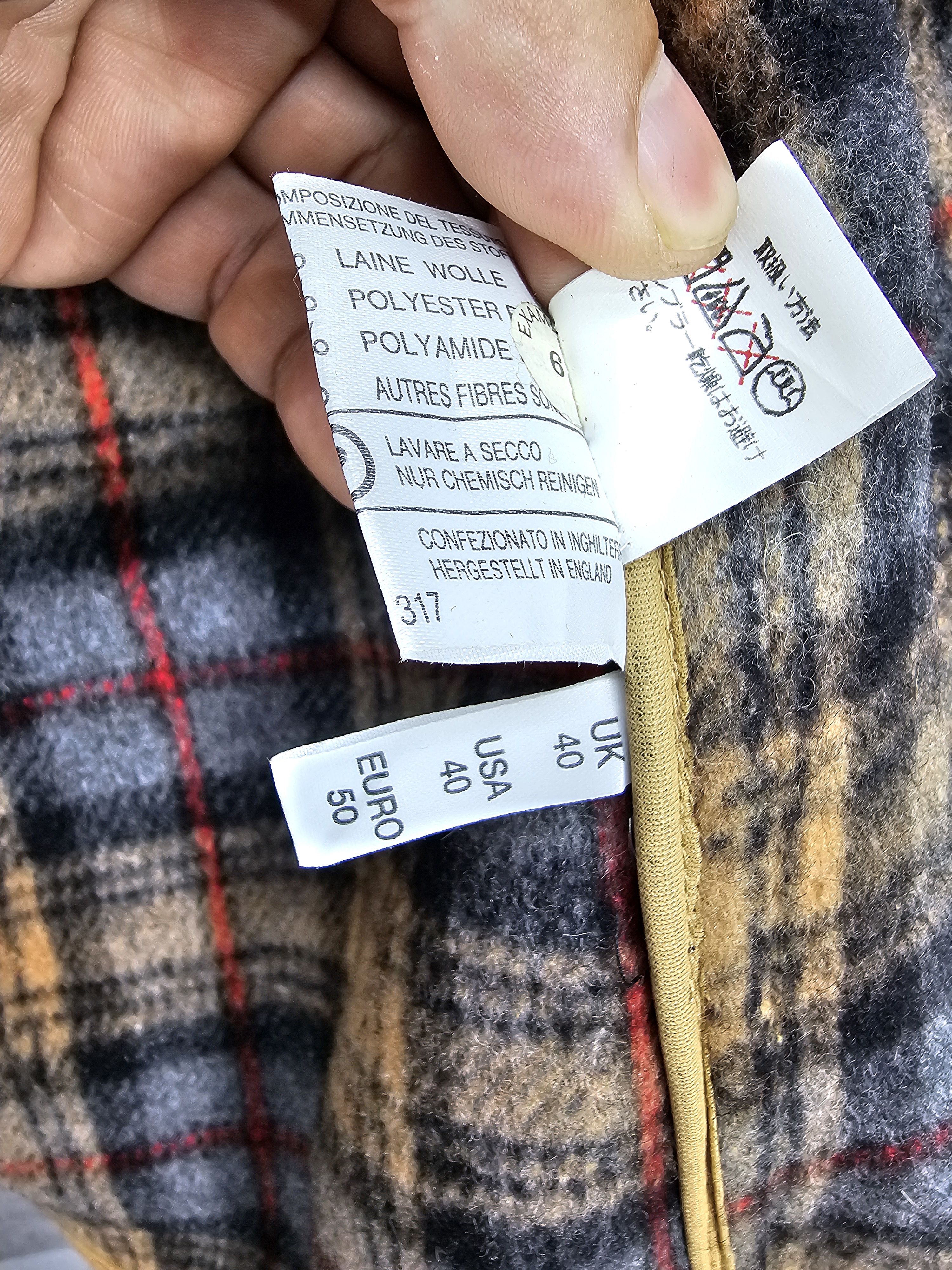 Other MONTGOMERY Checked Wool Heavy Coat Jacket J0047 Size US L / EU 52-54 / 3 - 11 Thumbnail