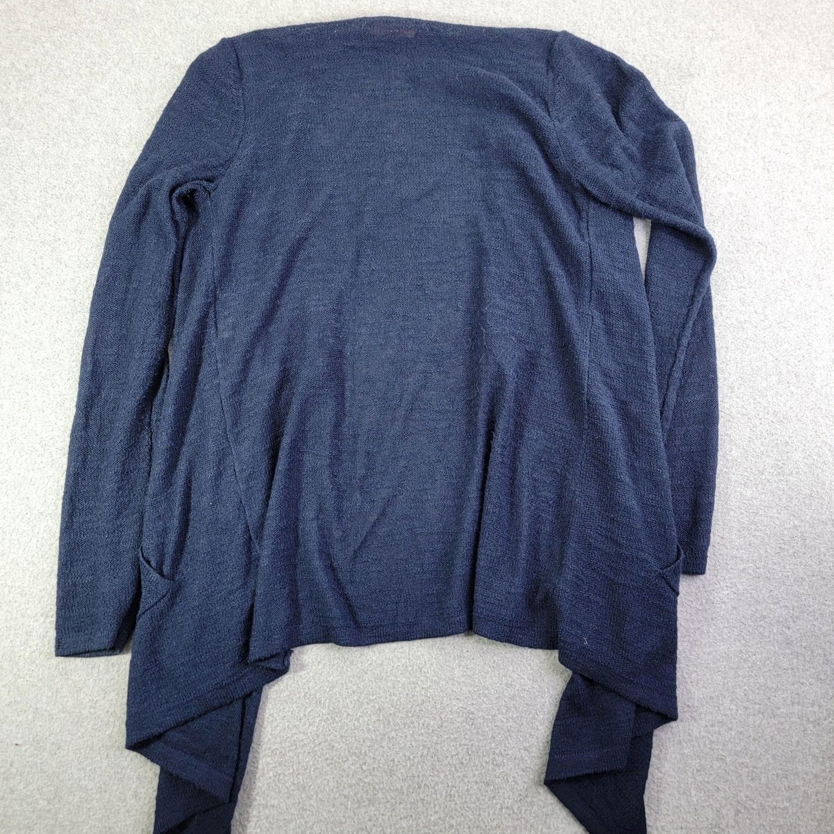 Lilly Pulitzer Lilly Pulitzer Cardigan Womens Medium Blue Open Front Pockets Knit Sweater Size M / US 6-8 / IT 42-44 - 6 Thumbnail