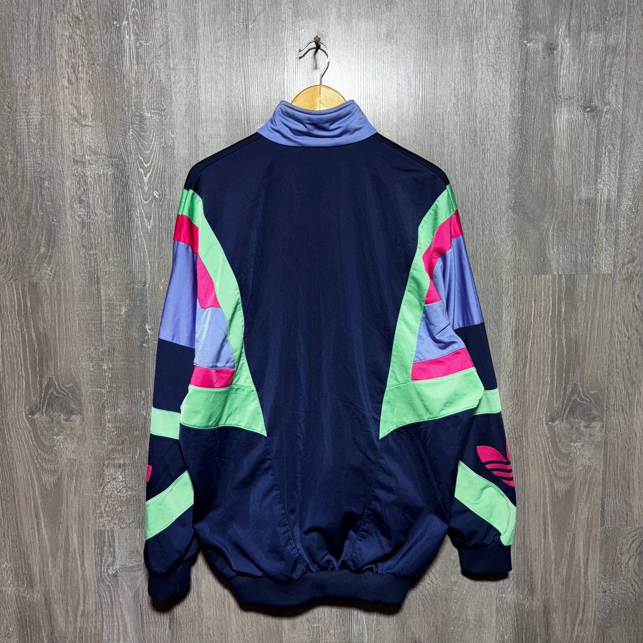 Adidas Rare! Adidas Vintage 90s Track Jacket Y2K Multicolour L-XL Size US L / EU 52-54 / 3 - 5 Thumbnail