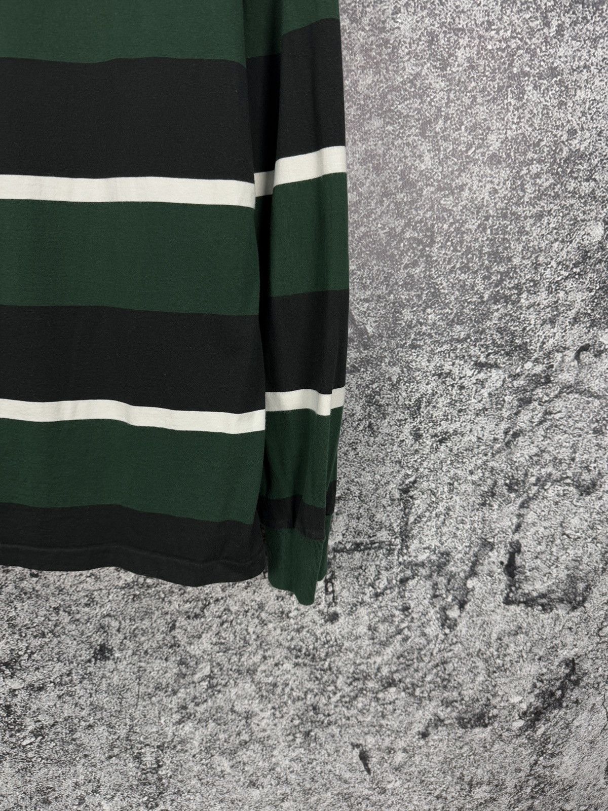 Polo Ralph Lauren × Ralph Lauren × Vintage Mens Polo Ralph Lauren R.L.F.C 1923 Skulls Striped Hoodie Size US L / EU 52-54 / 3 - 13 Thumbnail