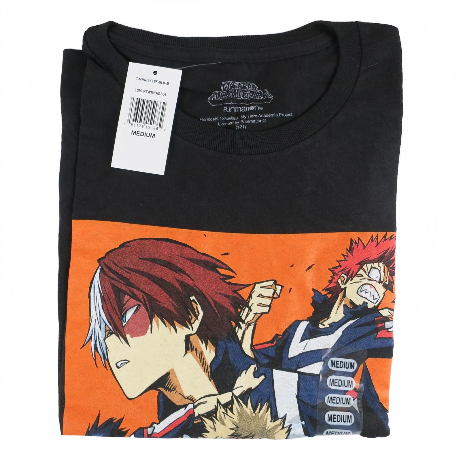 Other My Hero Academia Black Graphic T-Shirt Medium NWT Size US M / EU 48-50 / 2 - 1 Thumbnail