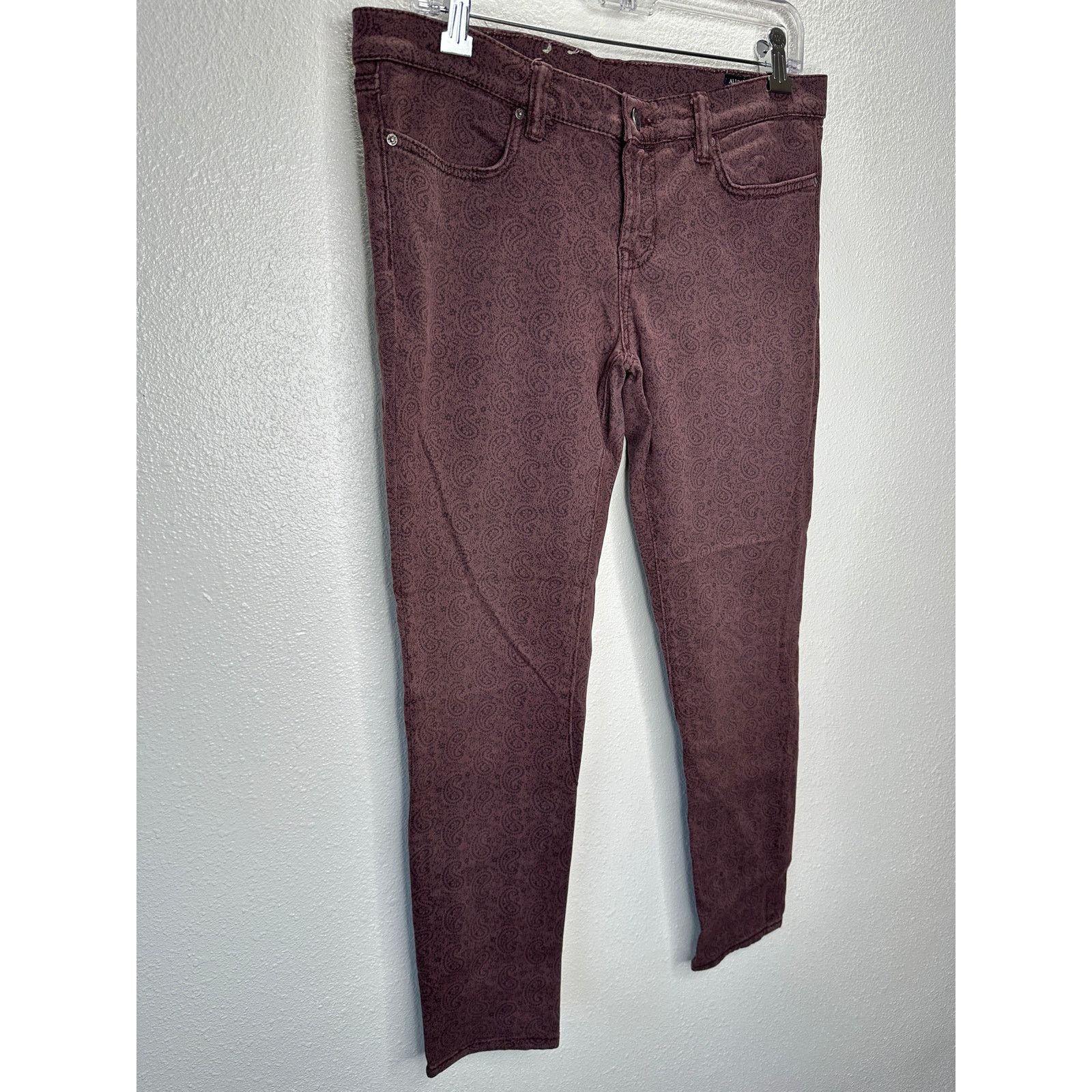Allsaints AllSaints Spitalfields Jacks Place Paisley skinny Jeans 30 Size 30" / US 8 / IT 44 - 2 Thumbnail
