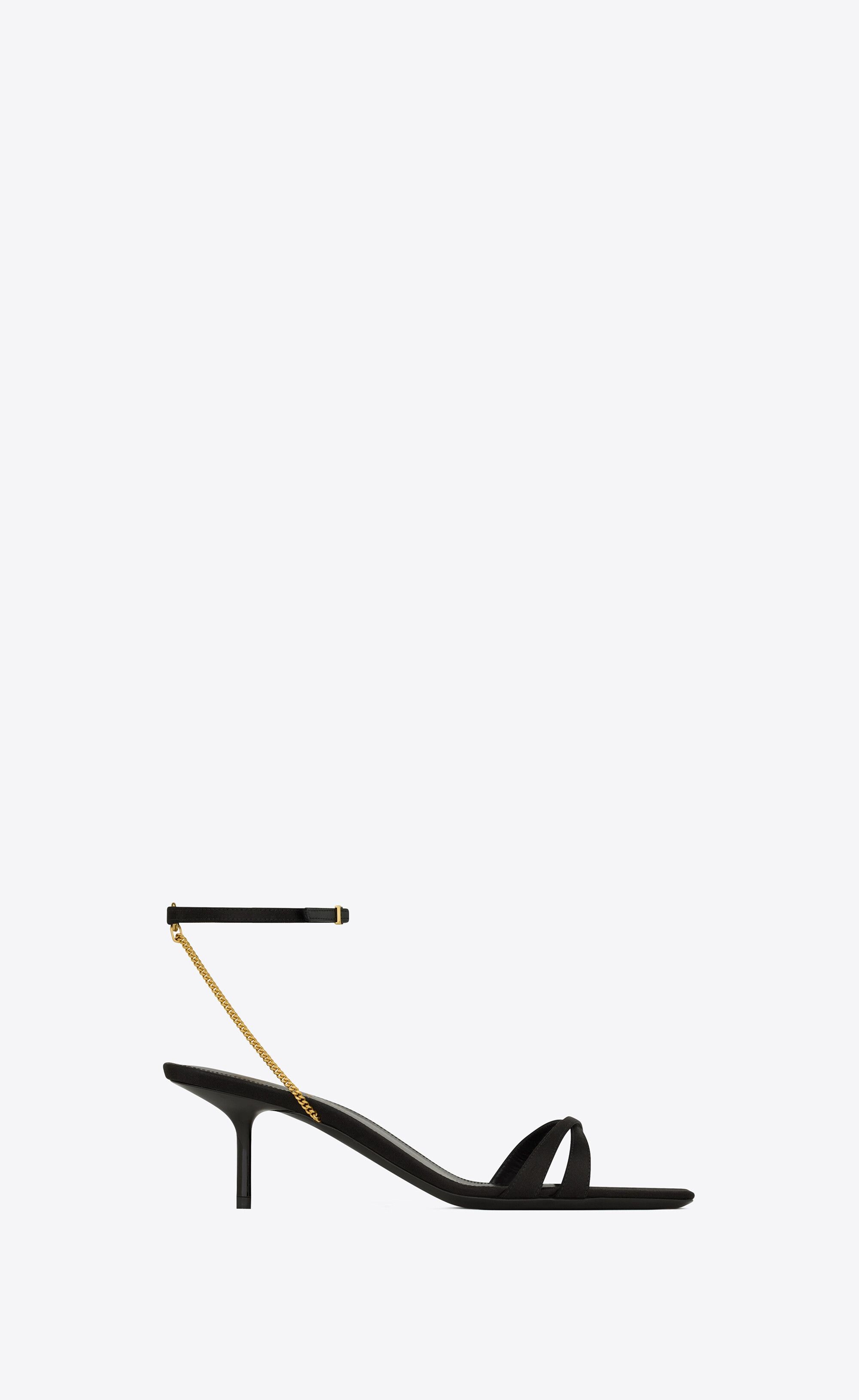 Melody Sandals in Crepe Satin