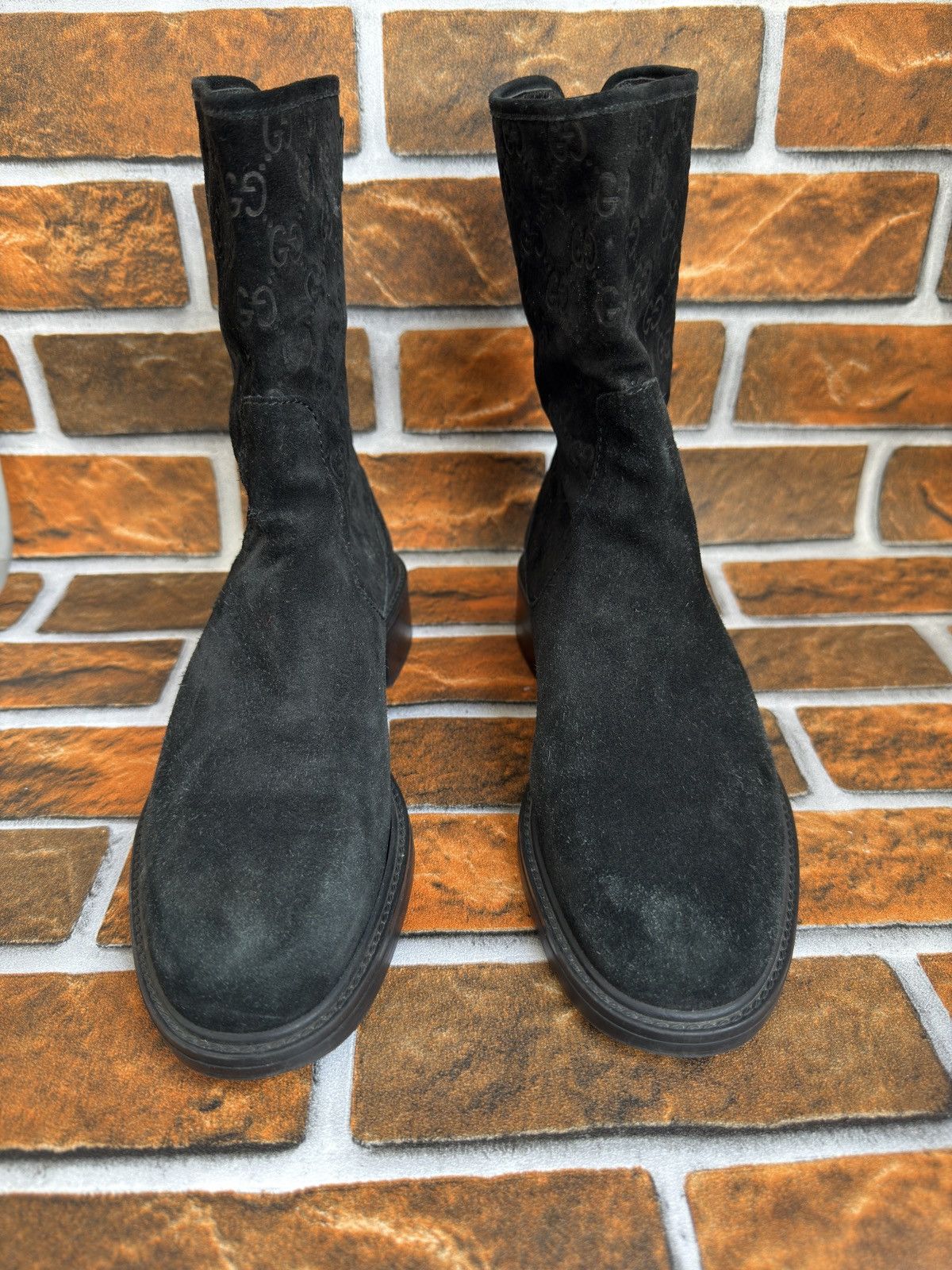 Gucci Suede Gg biker boots Size US 9 / IT 39 - 3 Thumbnail