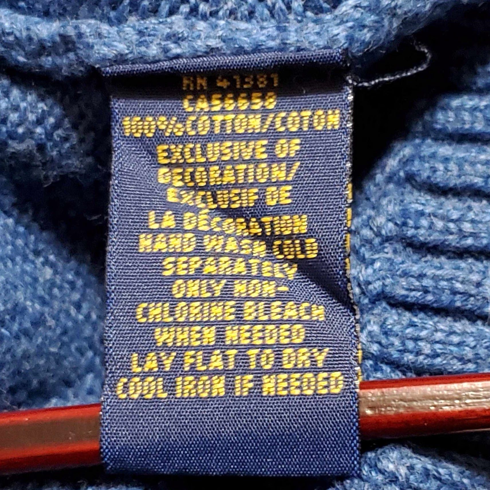 Ralph Lauren Polo Ralph Lauren Womens XL Tall Knit Sweater Henley Blue Pullover Buttons Size XL / US 12-14 / IT 48-50 - 8 Thumbnail