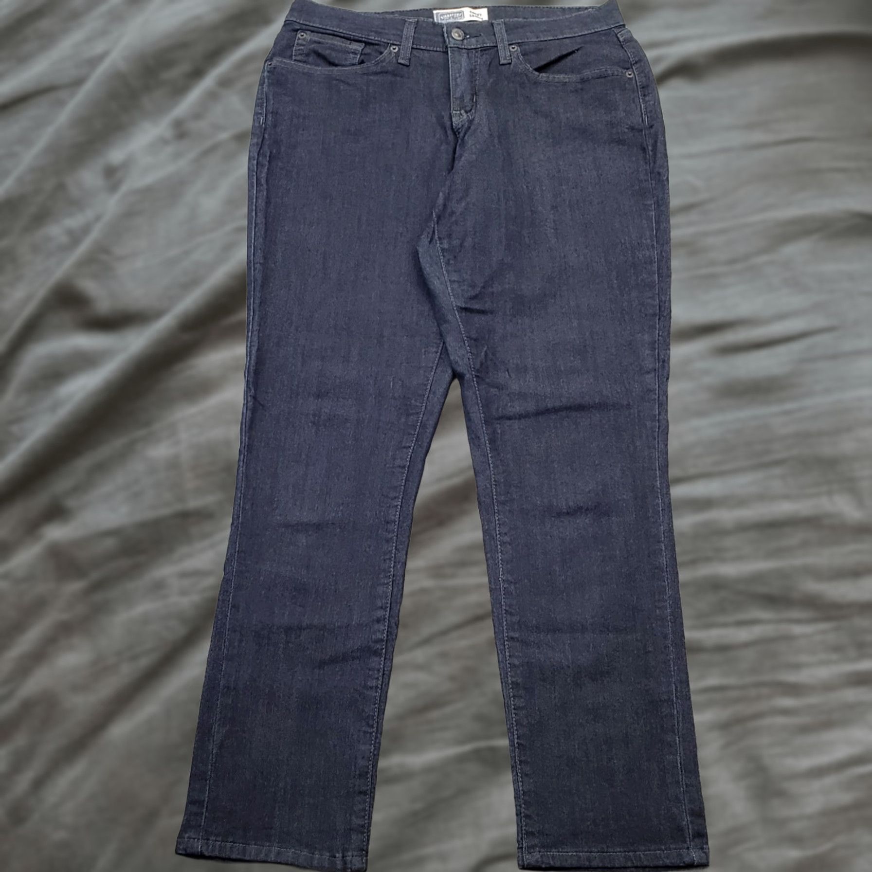 Levi's Levi's Signature Curvy Jeans Womens 12 Blue Denim Skinny Leg Jeans Size 34" / US 12 / IT 48 - 1 Thumbnail
