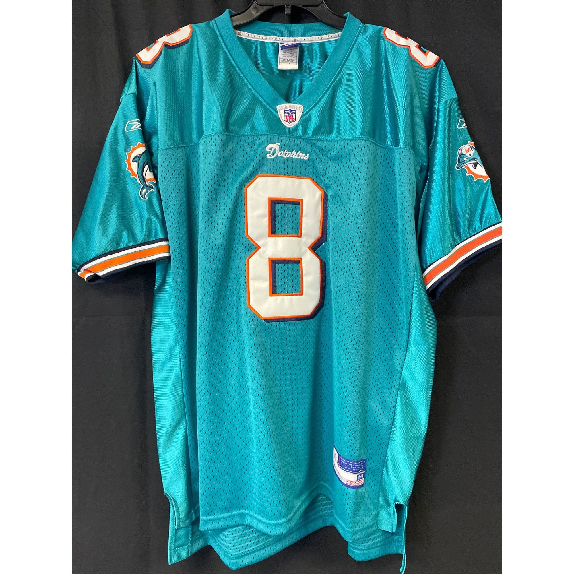 Reebok NFL 2000's Y2k AUTHENTIC Men's Dolphins Jersey#8 Culp