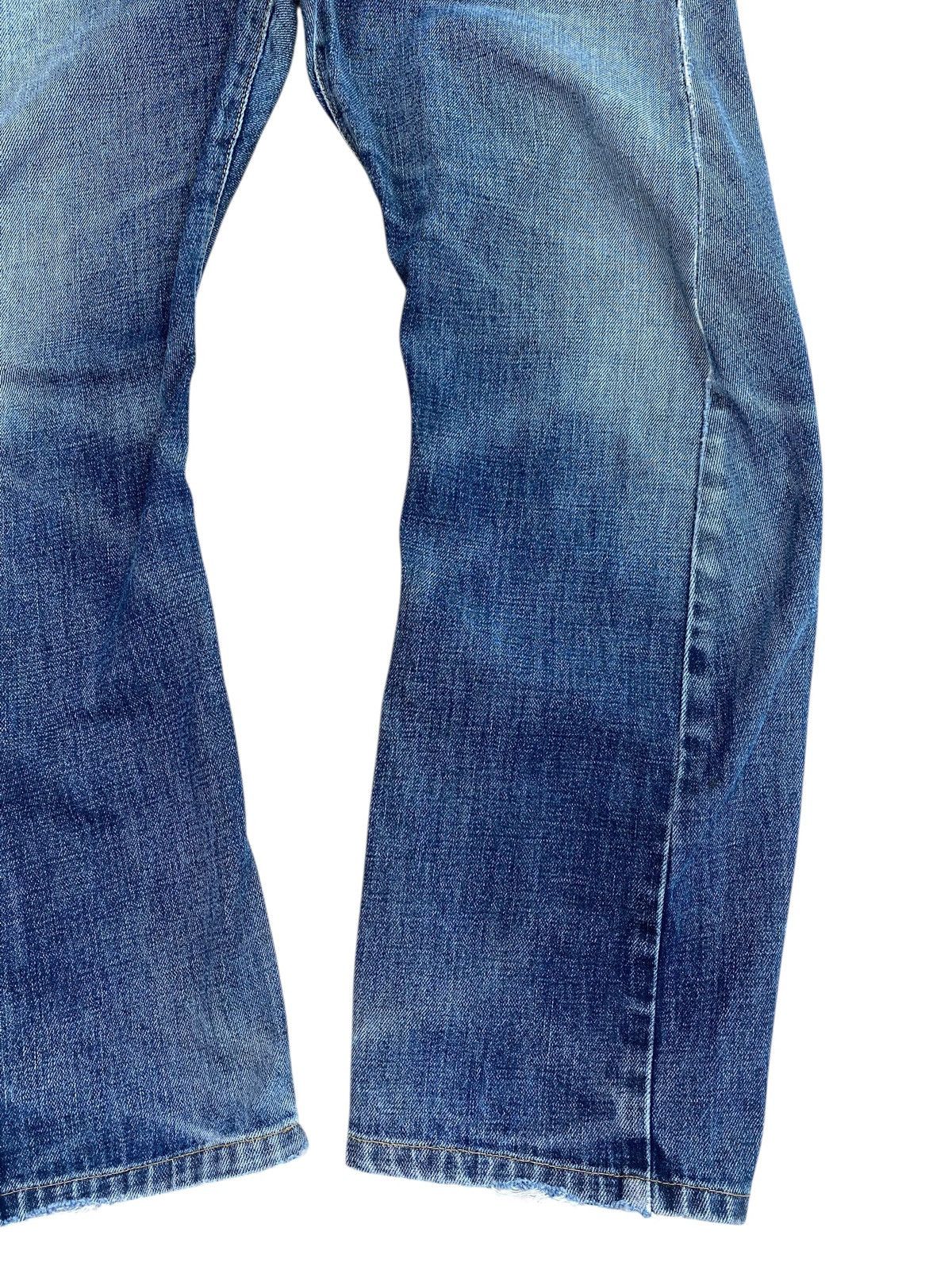 Edwin Edwin Vintage Faded Wash Style Twist Leg Jeans Size US 28 / EU 44 - 6 Thumbnail