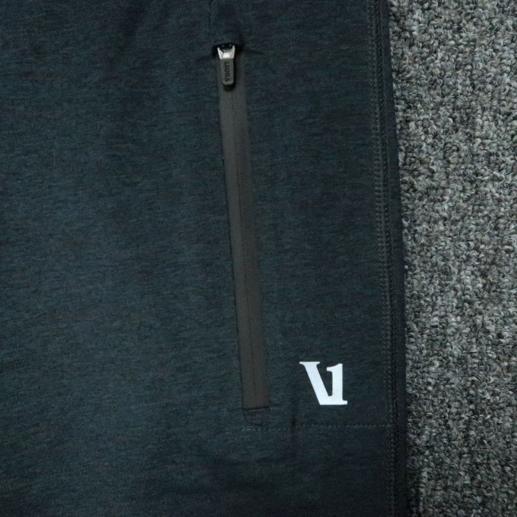 Vuori Vuori Pants Mens Large Blue Sunday Performance Jogger Stretch Zip Pocket V416 Size US 33 - 3 Thumbnail