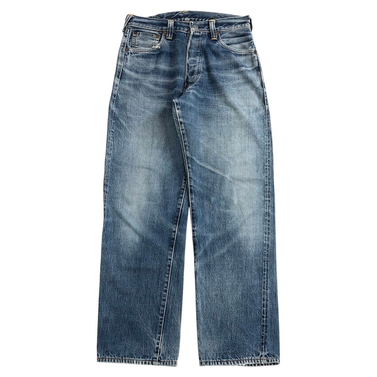Evisu Vintage Evisu Japan Selvedge Distressed Faded Denim Pants Size US 28 / EU 44 - 13 Thumbnail