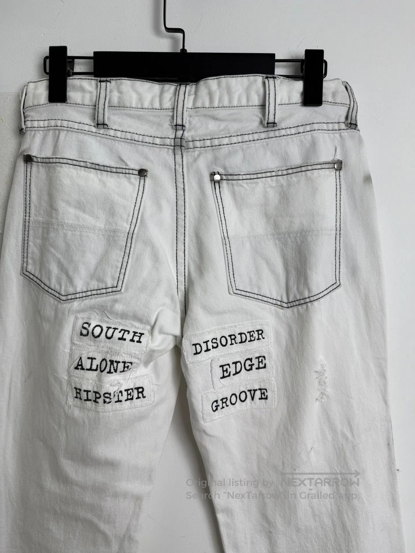 Comme des Garcons Homme Plus Number (n)ine 01SS Patchwork Denim Pants. Size US 28 / EU 44 - 7 Thumbnail