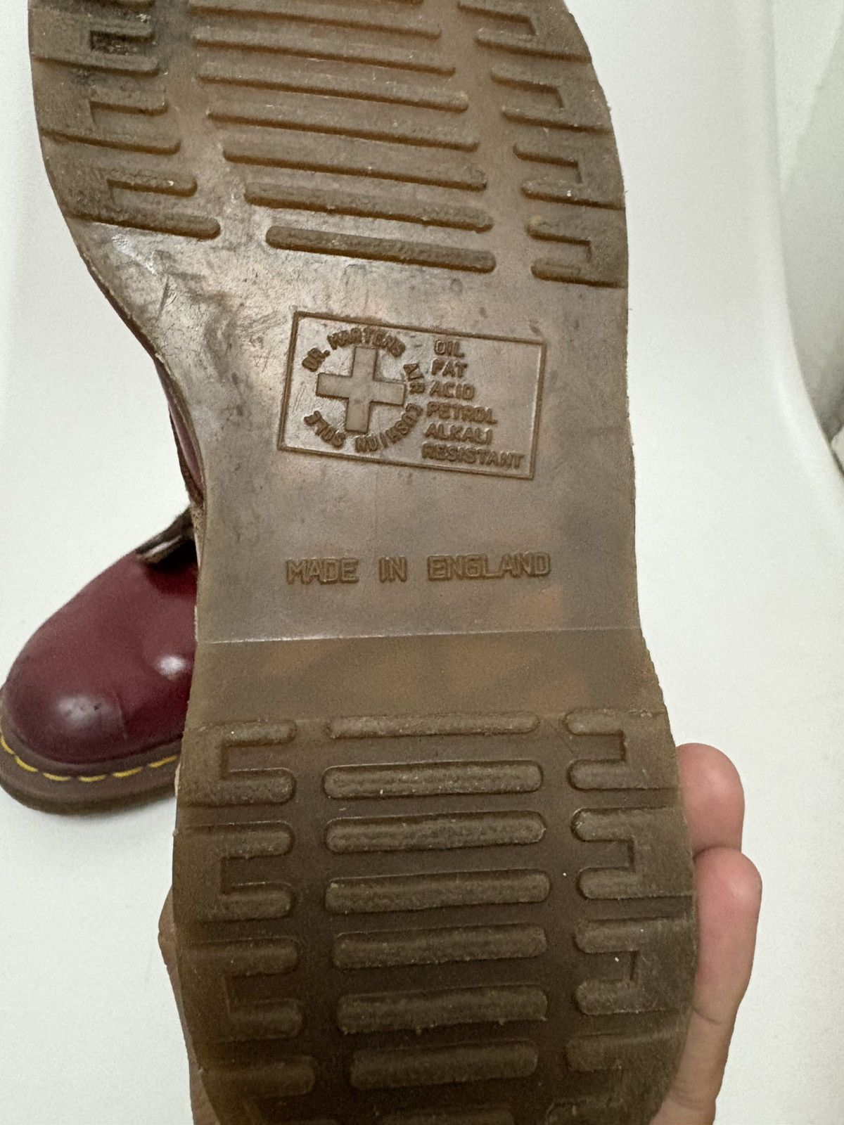 Dr. Martens Vintage 80s Dr. Martens 1460 boots Red Cherry Size US 7 / EU 40 - 5 Thumbnail