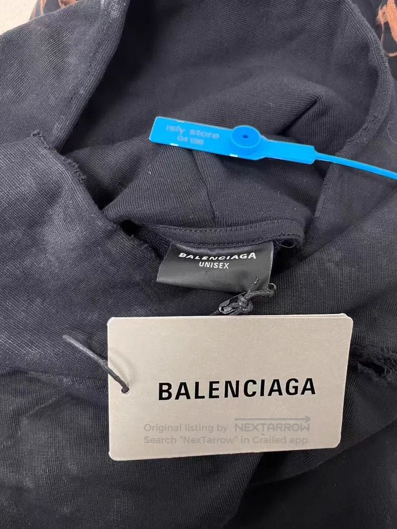 Balenciaga Balenciaga Color Block Letter Pattern Printed Hooded Sweat Size US M / EU 48-50 / 2 - 5 Thumbnail
