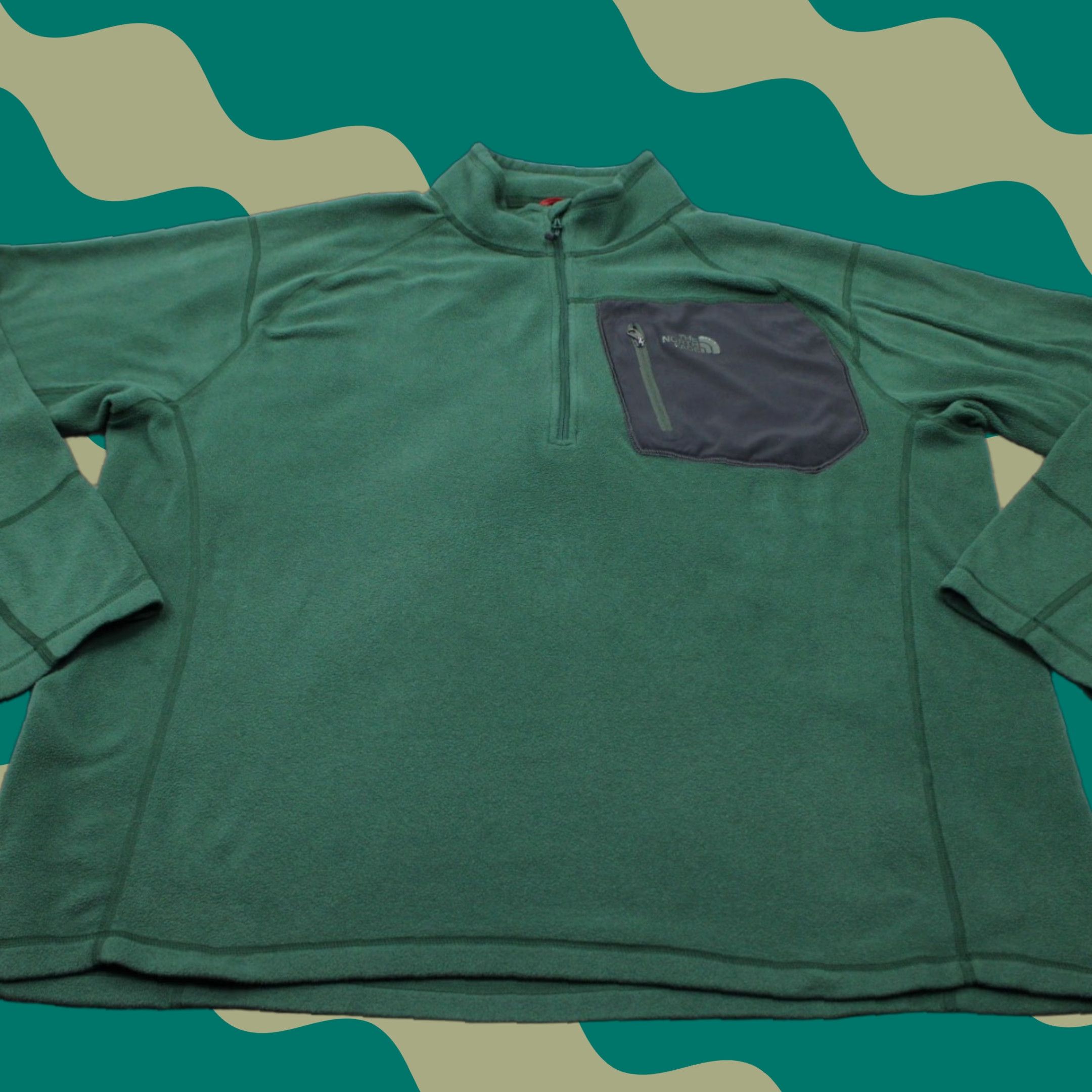 The North Face The North Face Sweatshirt Mens XL Green TKA 100 Trinity Alps 1/4 Zip Pullover Size US XL / EU 56 / 4 - 1 Thumbnail