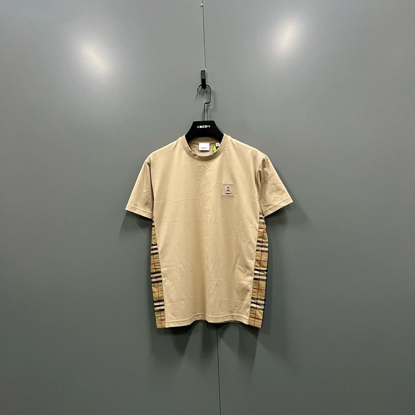 Burberry Check Patch Logo Short Sleeve