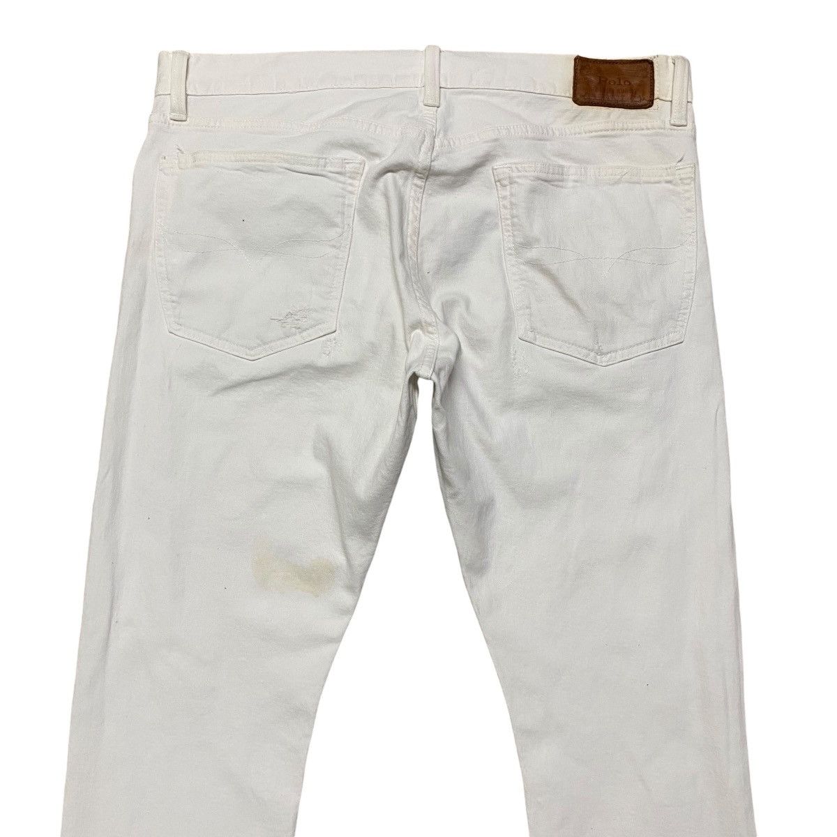 Polo Ralph Lauren Sullivan Slim White Damage Jeans Size US 36 / EU 52 - 11 Thumbnail