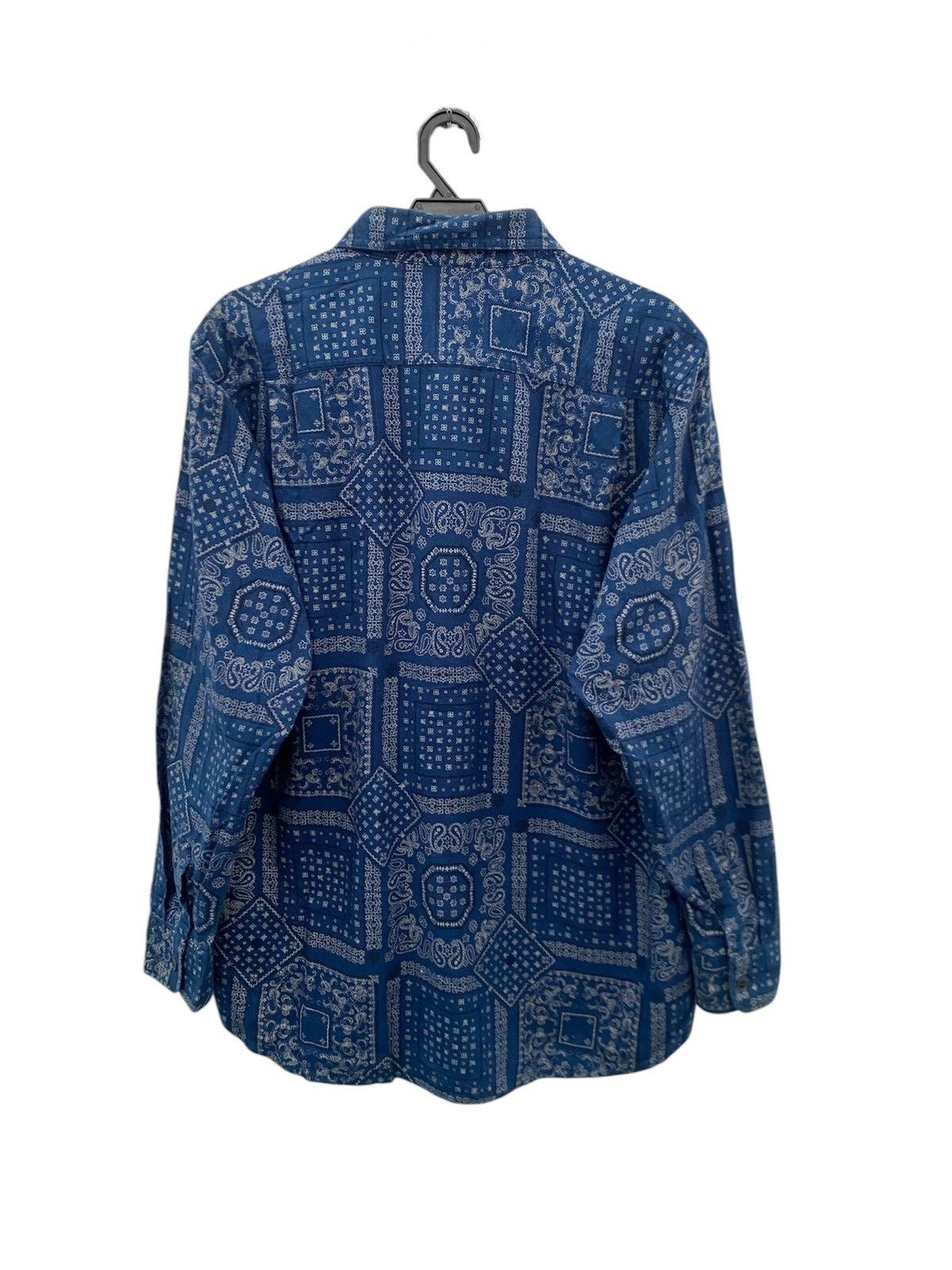 Japanese Brand × Kapital × Uniqlo UNIQLO BANDANA SHIRT BUTTON UP DOUBLE POCKET Size US XL / EU 56 / 4 - 3 Thumbnail
