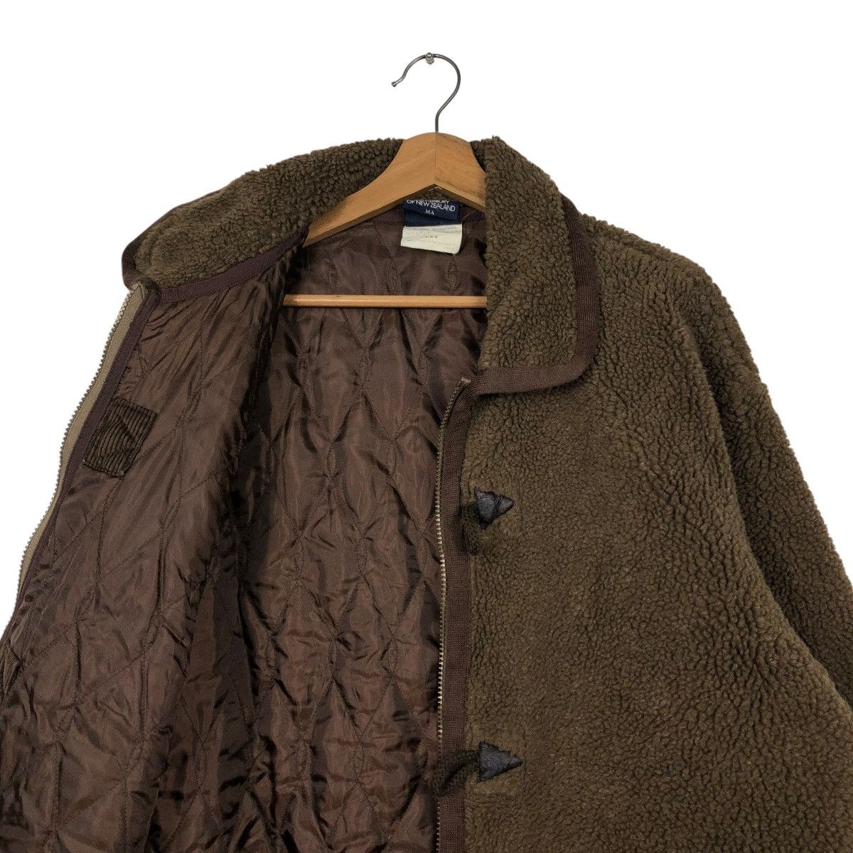 Canterbury of New Zealand VINTAGE FLEECE ZIPPER DUFFLE JACKET CANTERBURY CARGO POCKET Size US M / EU 48-50 / 2 - 14 Thumbnail