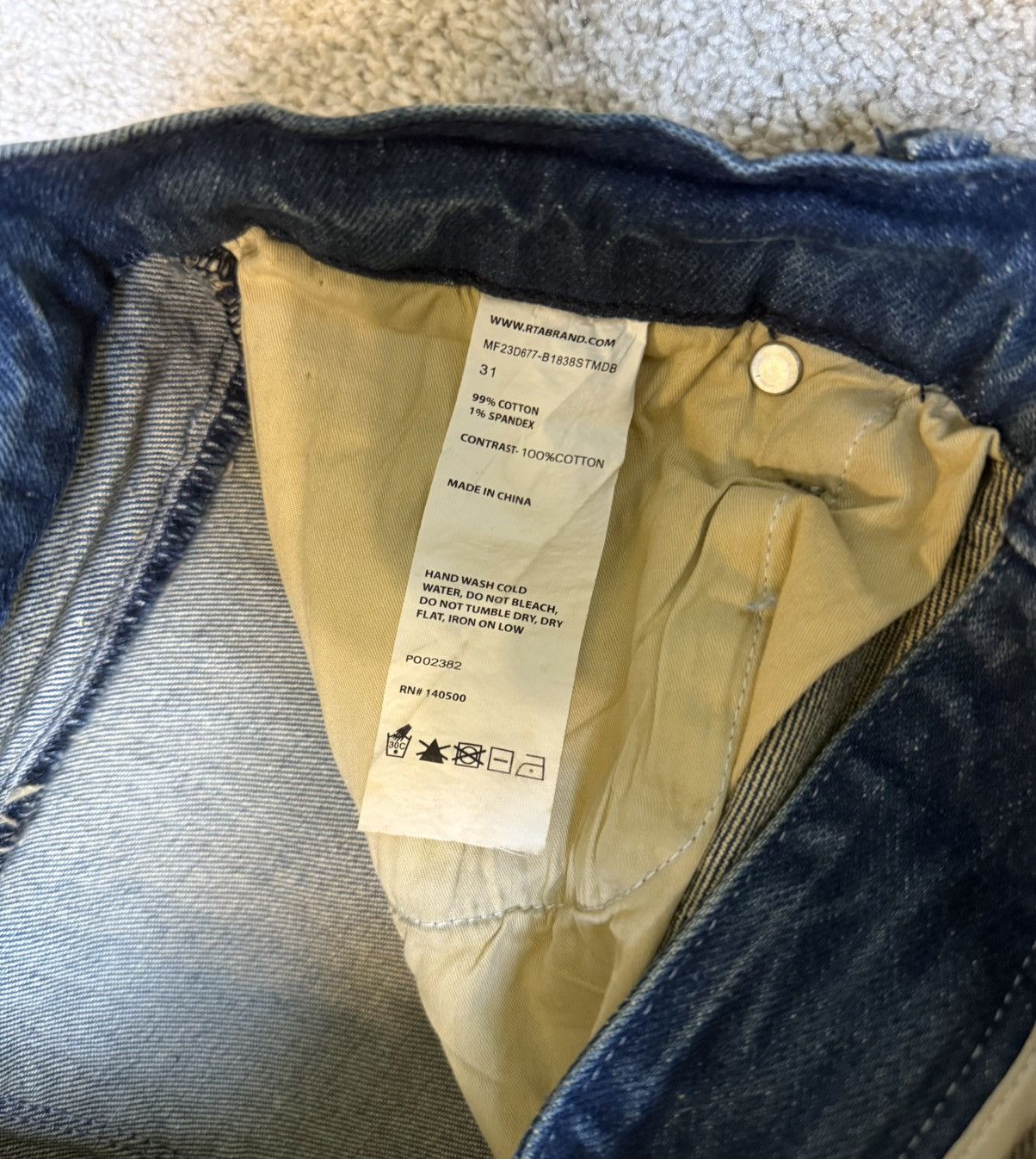 Rta RTA Oliver Skinny Jeans Size US 31 - 6 Thumbnail