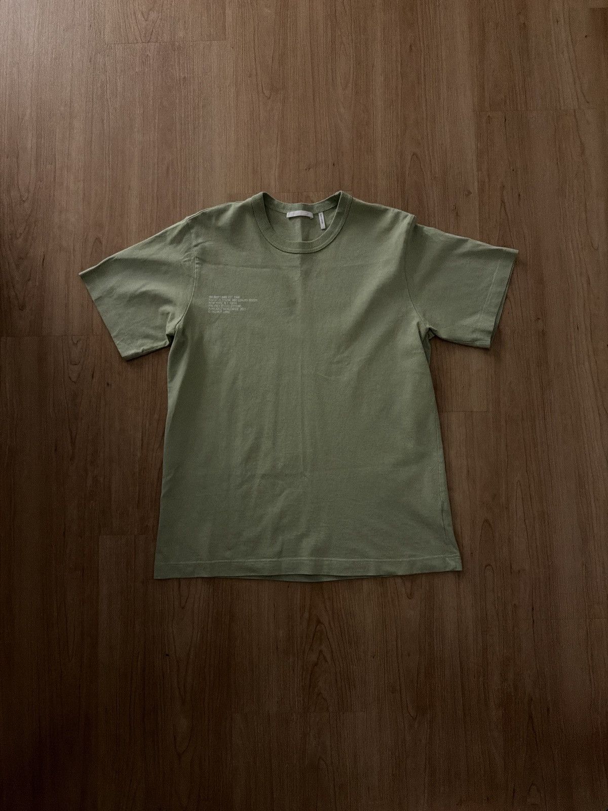 Helmut Lang Helmut Lang Blur Logo Tee Size US M / EU 48-50 / 2 - 1 Thumbnail