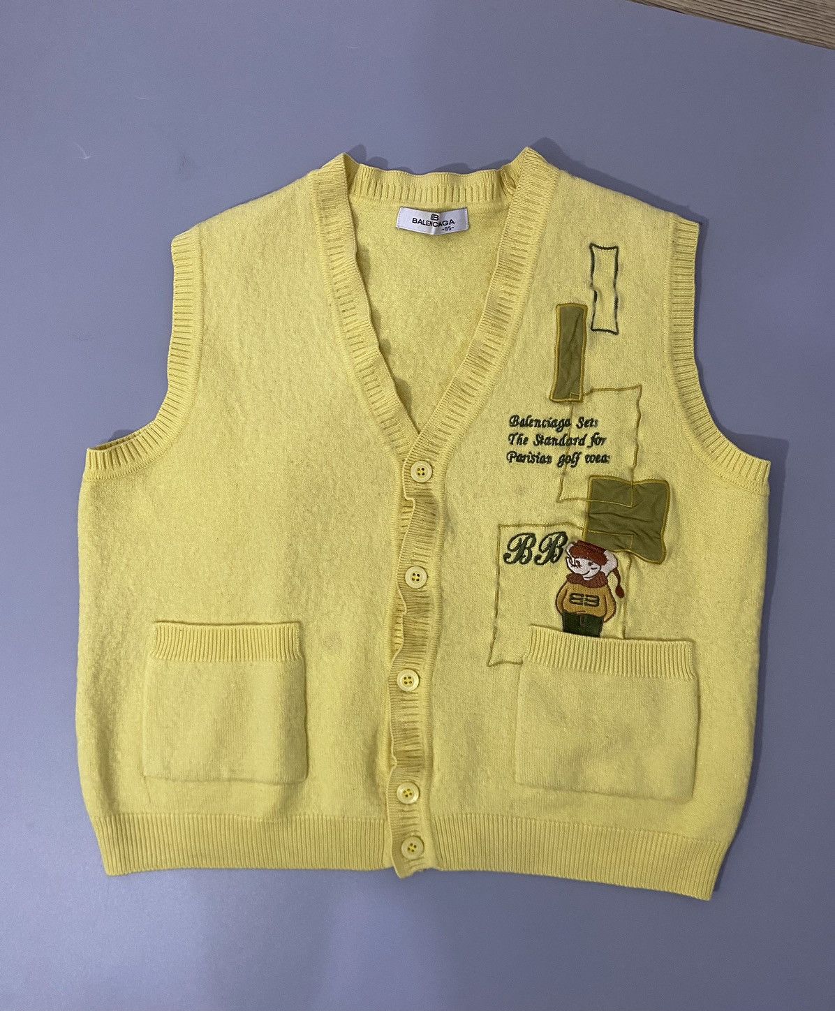 Balenciaga 💥Vintage💥Balenciaga Vest Size US M / EU 48-50 / 2 - 2 Thumbnail