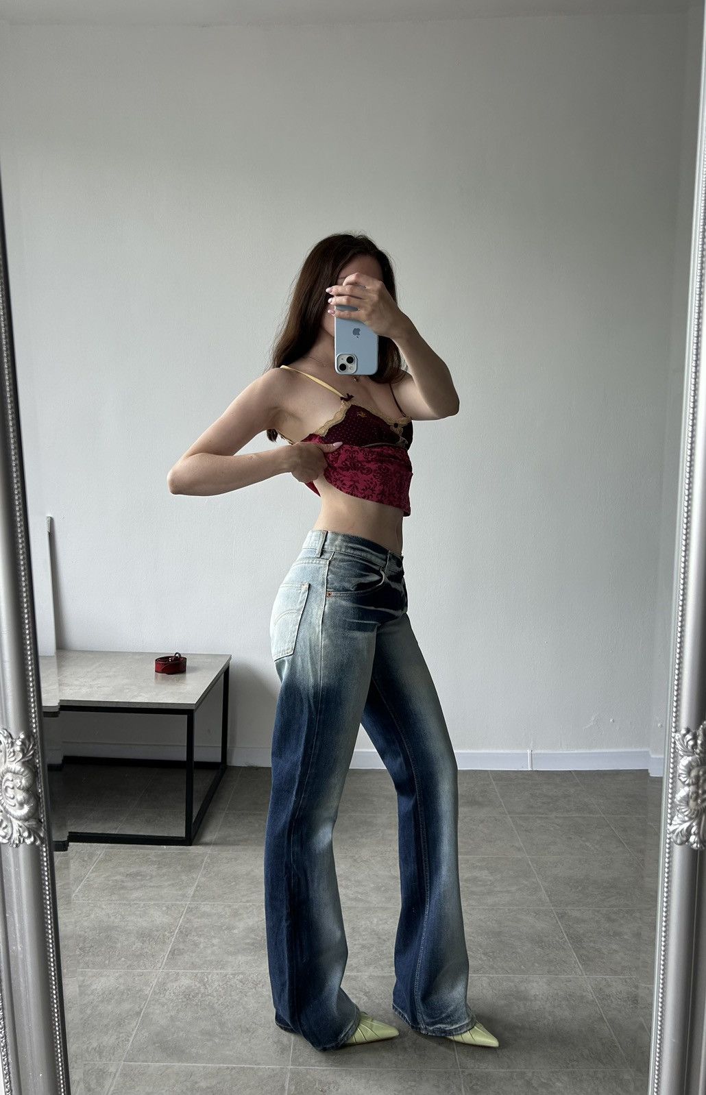 Levi's × Vintage LEVI’S Vintage 525 Faded Flare Jeans Y2K Avant garde 00s Size 30" / US 8 / IT 44 - 4 Thumbnail