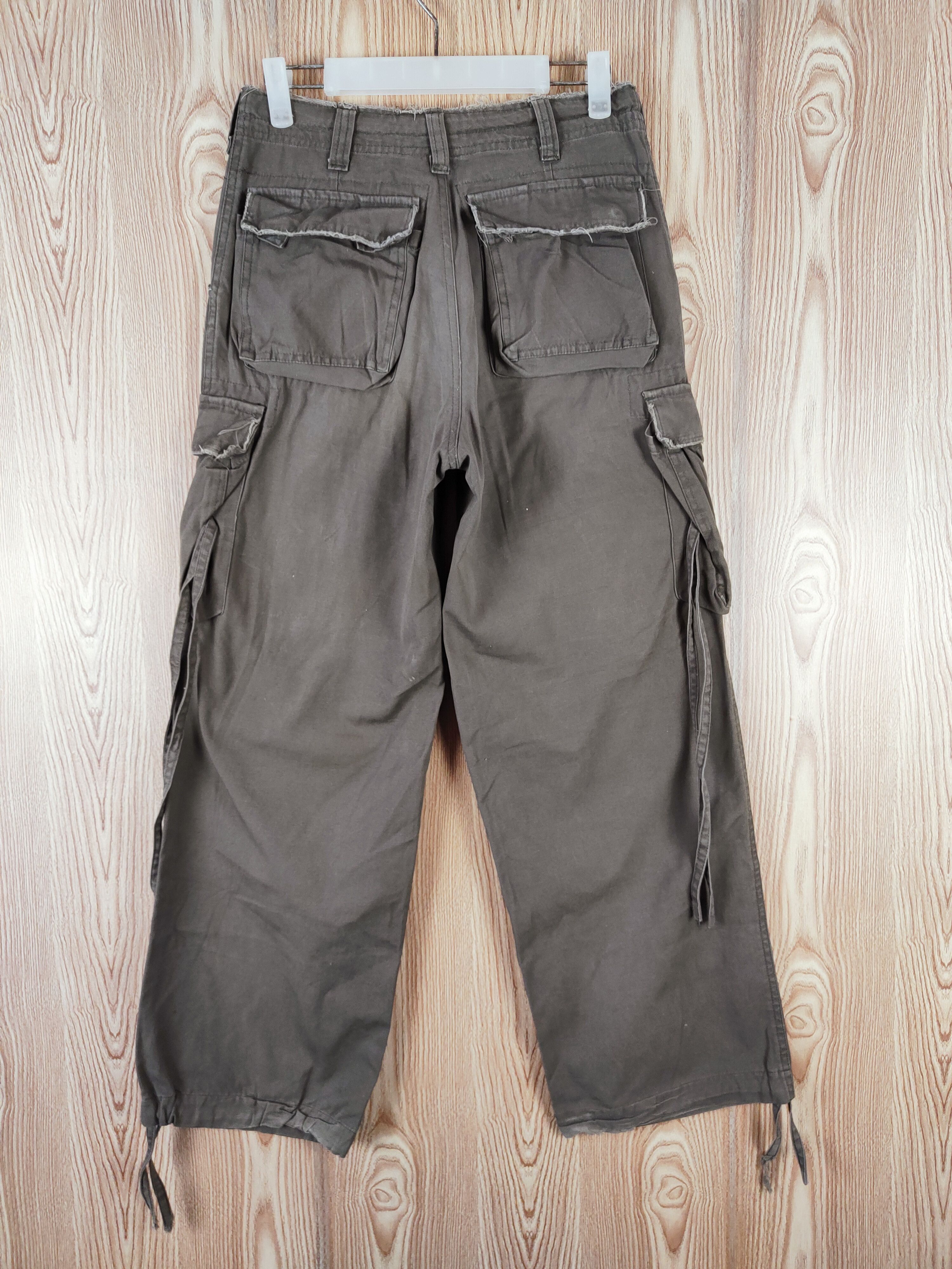 Japanese Brand Bobs Olive Multipocket Tactical Cargo Pants #W517 Size US 28 / EU 44 - 7 Thumbnail