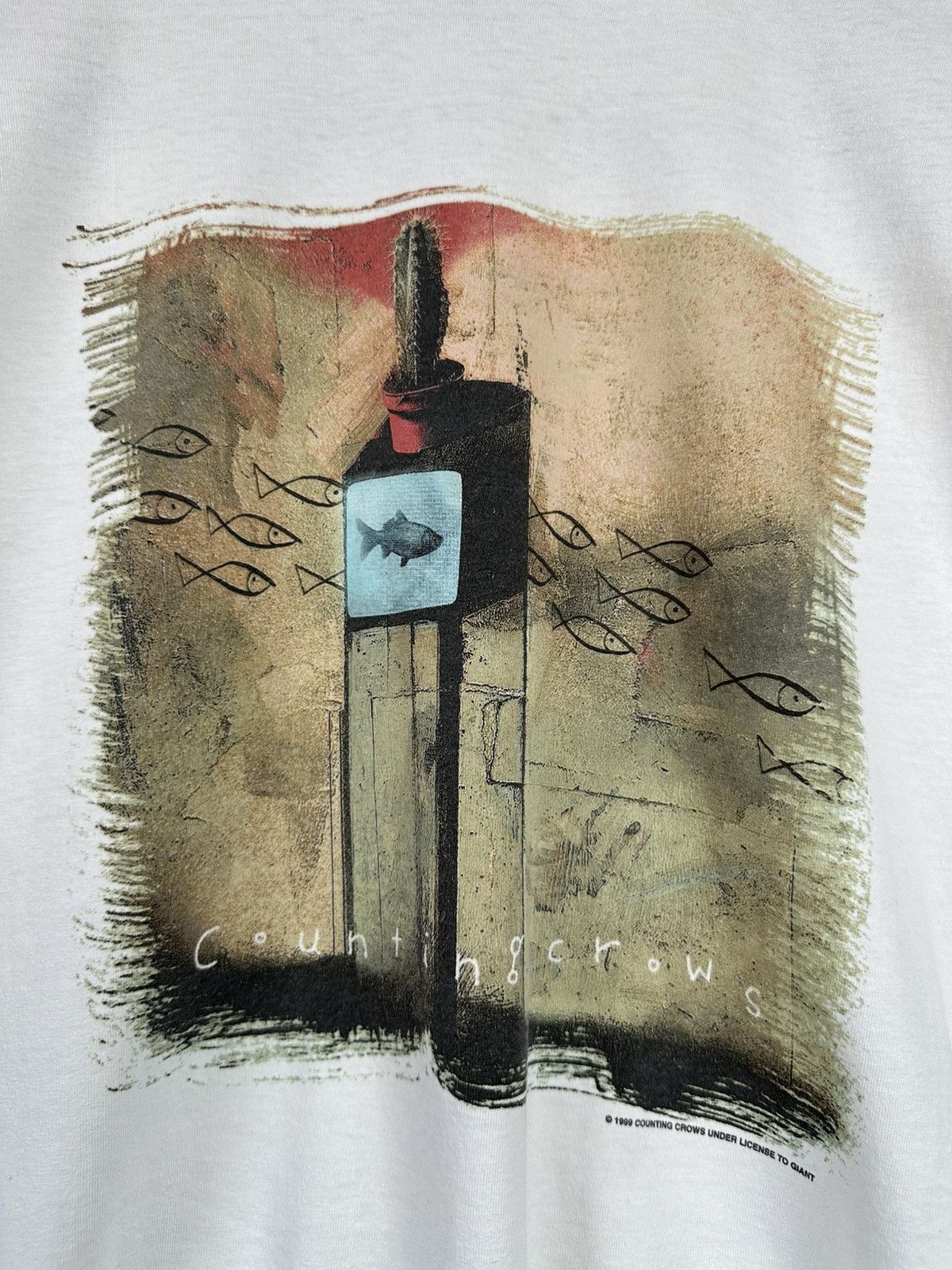Vintage Vintage 1999 Counting Crows Band Tshirt Size US M / EU 48-50 / 2 - 4 Thumbnail