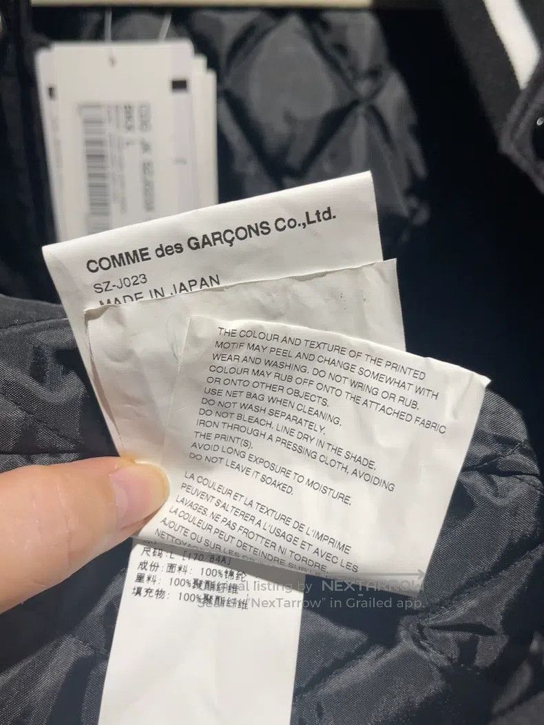 Comme des Garcons Comme Des Garcons Baseball Cotton Jacket Size L / US 10 / IT 46 - 5 Thumbnail
