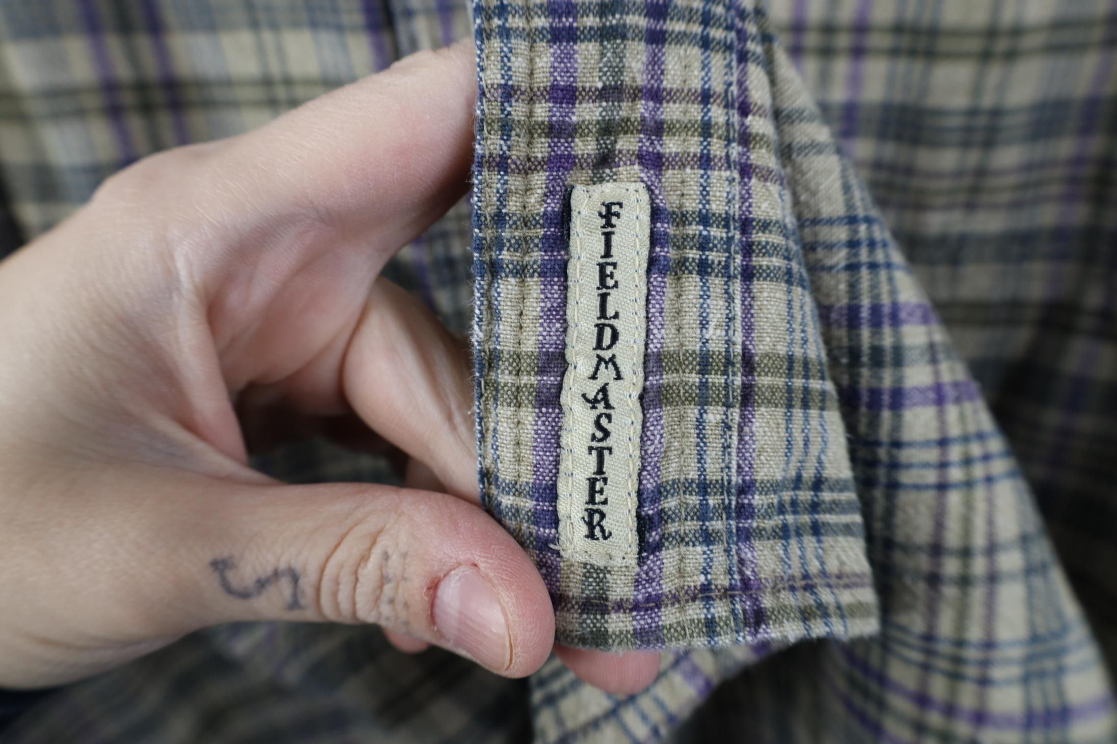 Vintage Vintage 90s Streetwear Linen Blend Baggy Collared Down Shirt Size US XL / EU 56 / 4 - 8 Thumbnail