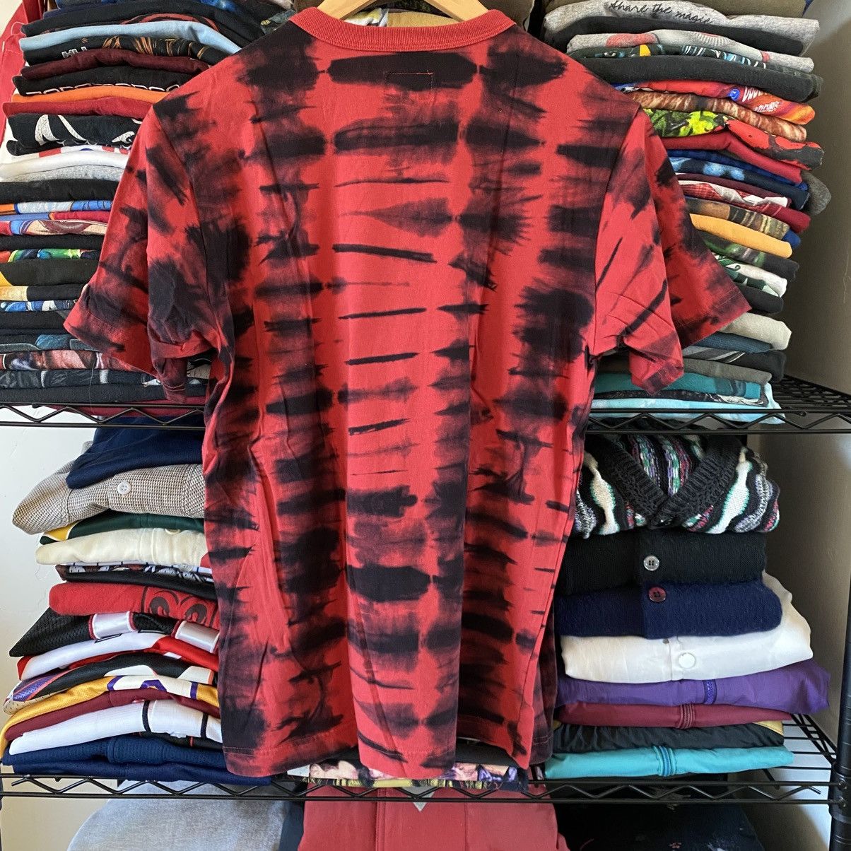 Supreme Supreme Tie Dye T-Shirt Red Black Size US M / EU 48-50 / 2 - 3 Thumbnail