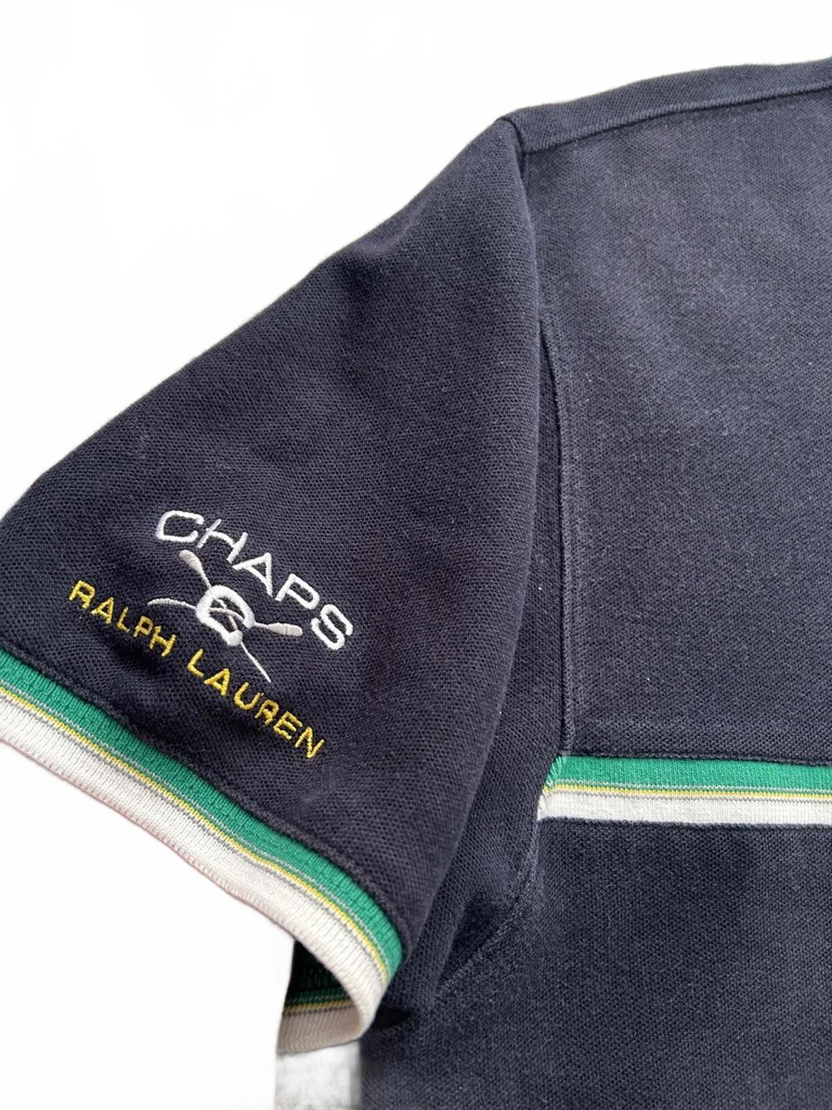 Chaps Ralph Lauren Chaps Ralph Lauren Men's Black V-Neck T-Shirt with Green and Size US L / EU 52-54 / 3 - 4 Thumbnail