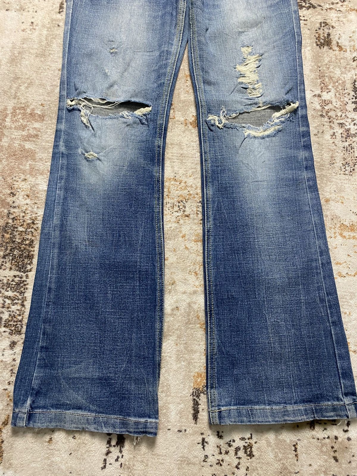 If Six Was Nine Rare Trash Denim Bootcut Size US 29 - 5 Thumbnail